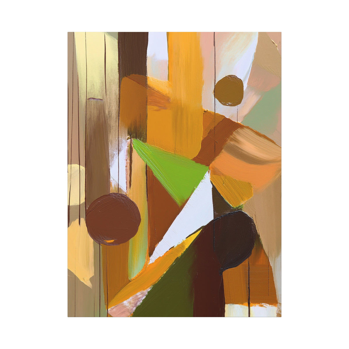 Abstract Geometric Painting Print Canvas 20x24,20x30,24x30 24x32,24x36,30x40 32x48,36x48,40x60 Pine-Wood Inner Frame ABS-57