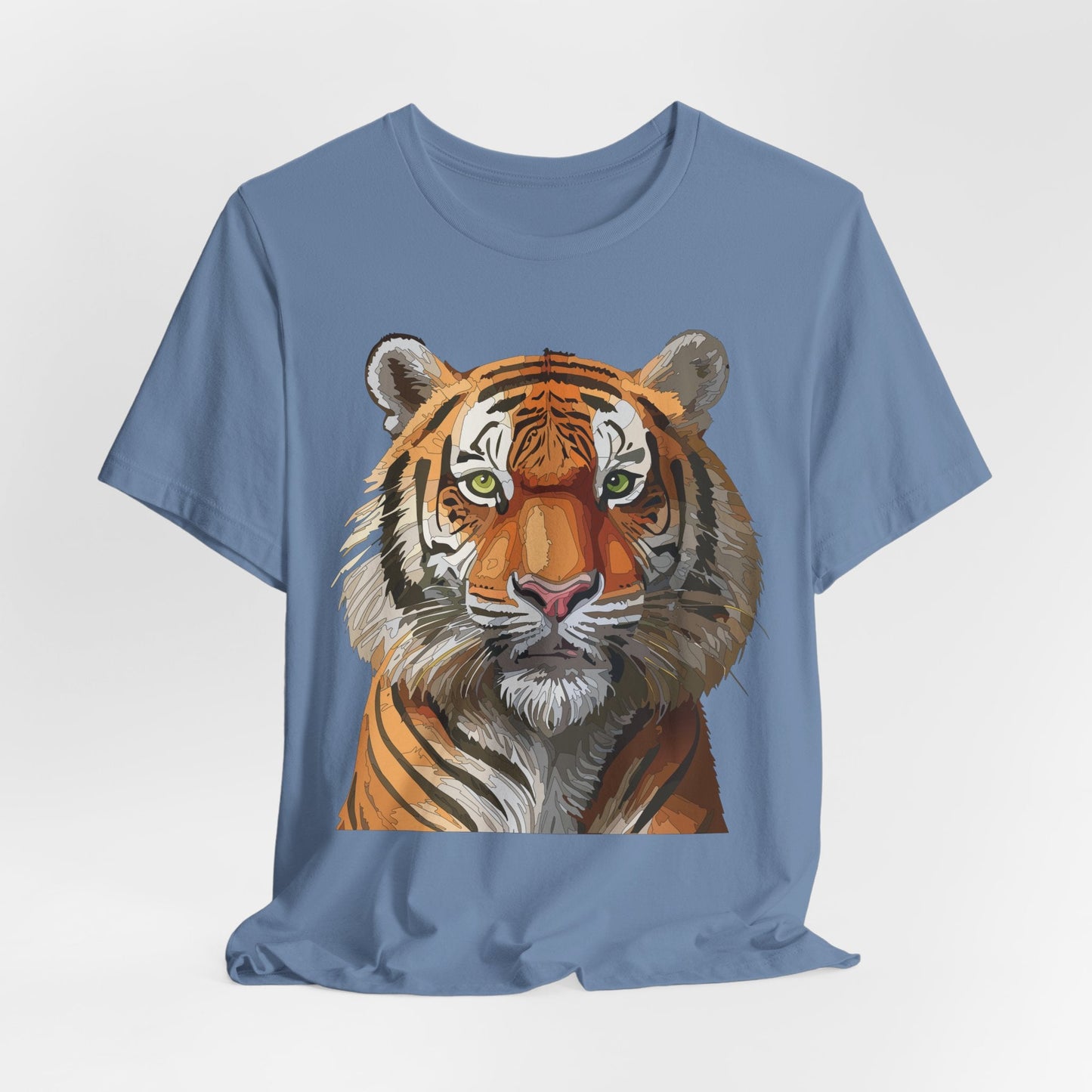 Unisex Animal Art Design Tee Shirt Wild Animals Graphic Tee Softstyle Gildan 64000