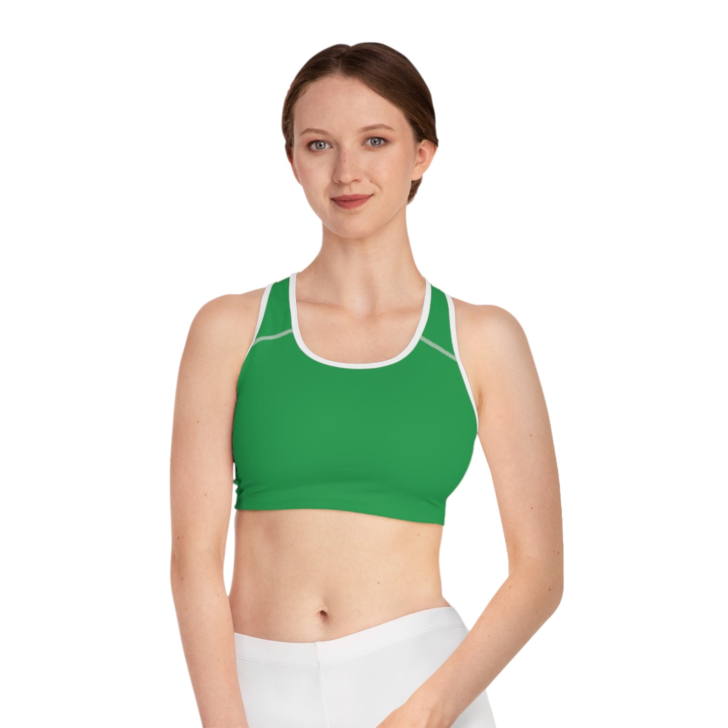 Green Color Sports Bra, Green Sports Bra 5