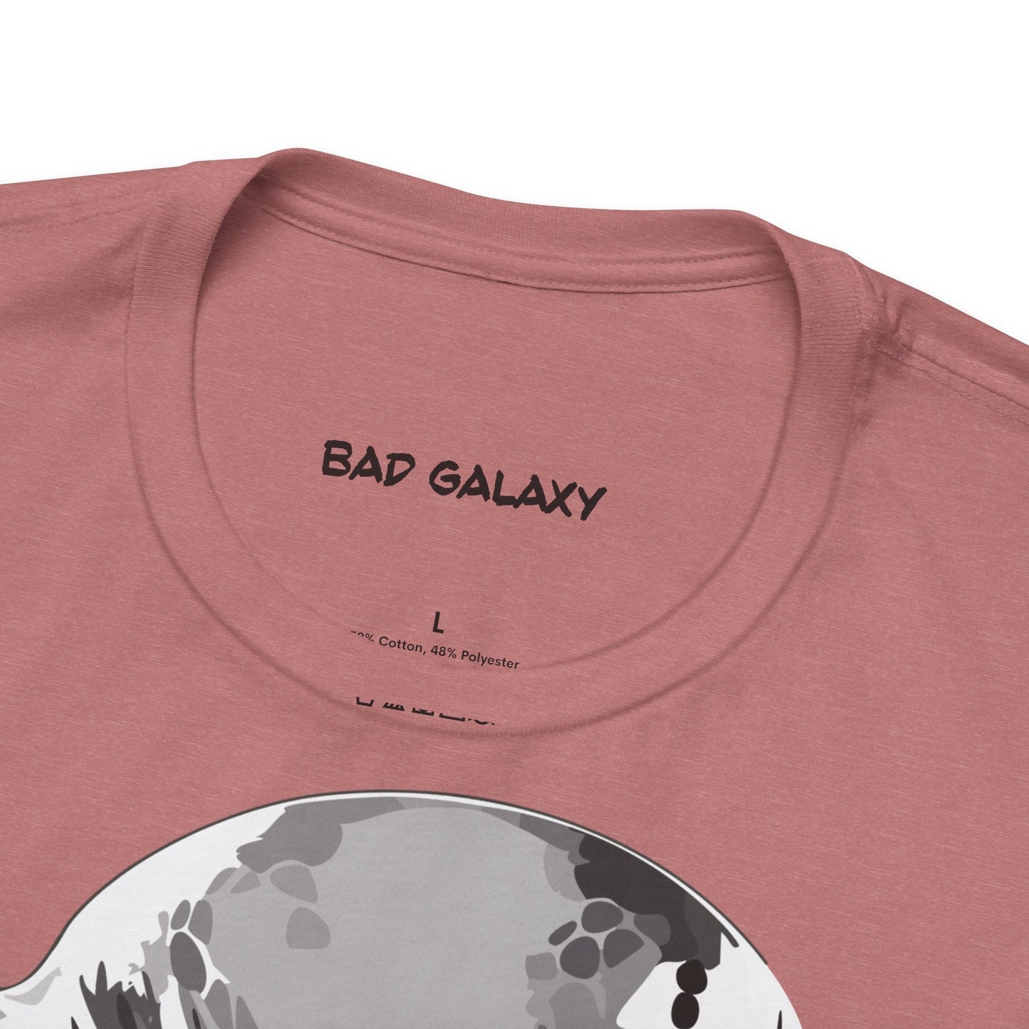 Alien Tee Shirt From Bad Galaxy Made To Order 100 Percent Cotton Eco Friendly Inks USA Designed