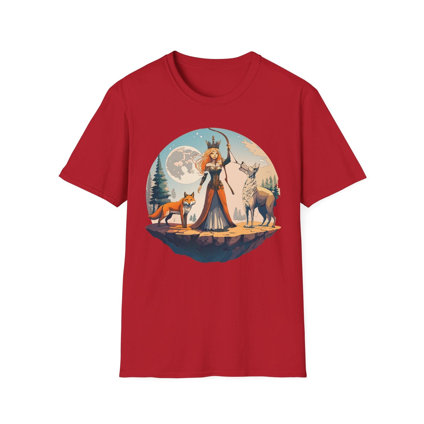 Womens Graphic T Shirts Art Design Shirt Softstyle Gildan 64000 Unisex Tee Ring Spun Cotton