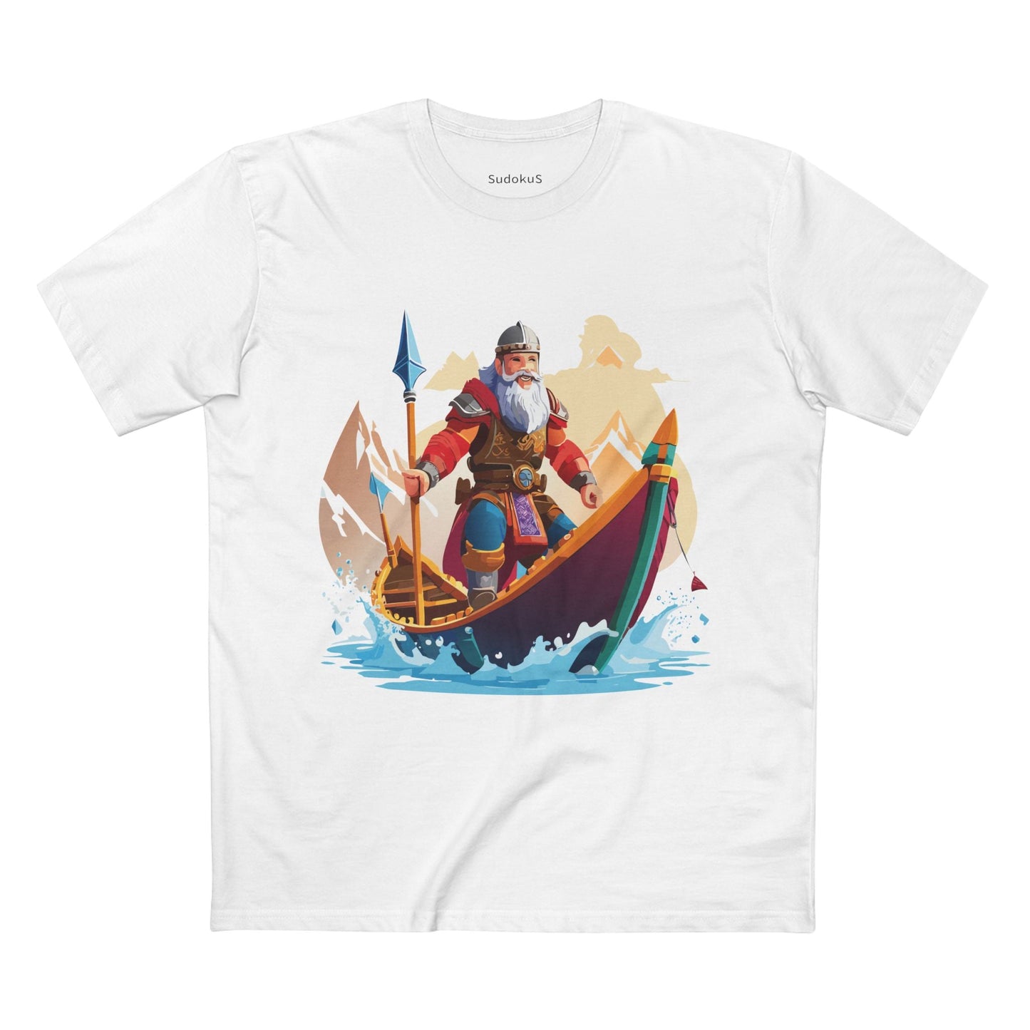 Viking Graphic Unisex 100 Cotton Staple Tee 6