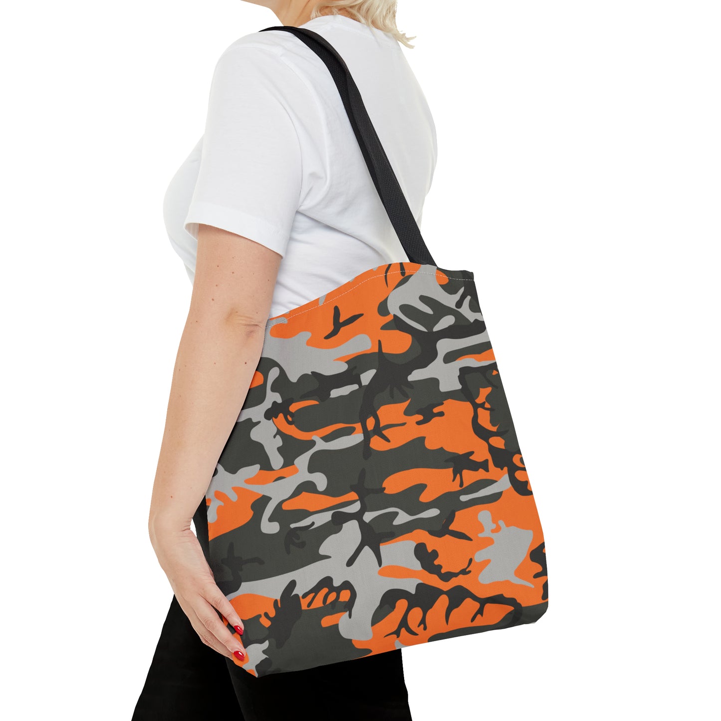 Canvas Bag with Abstract Prints