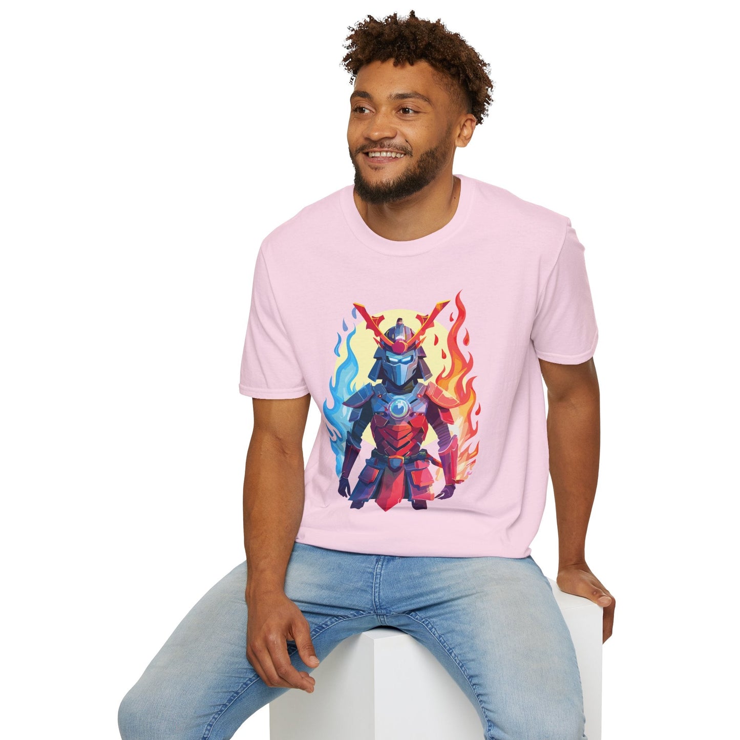 Samurai Shirt Unisex T Shirt Softstyle Ring Spun Cotton Gildan 64000 100 Percent Cotton Tee