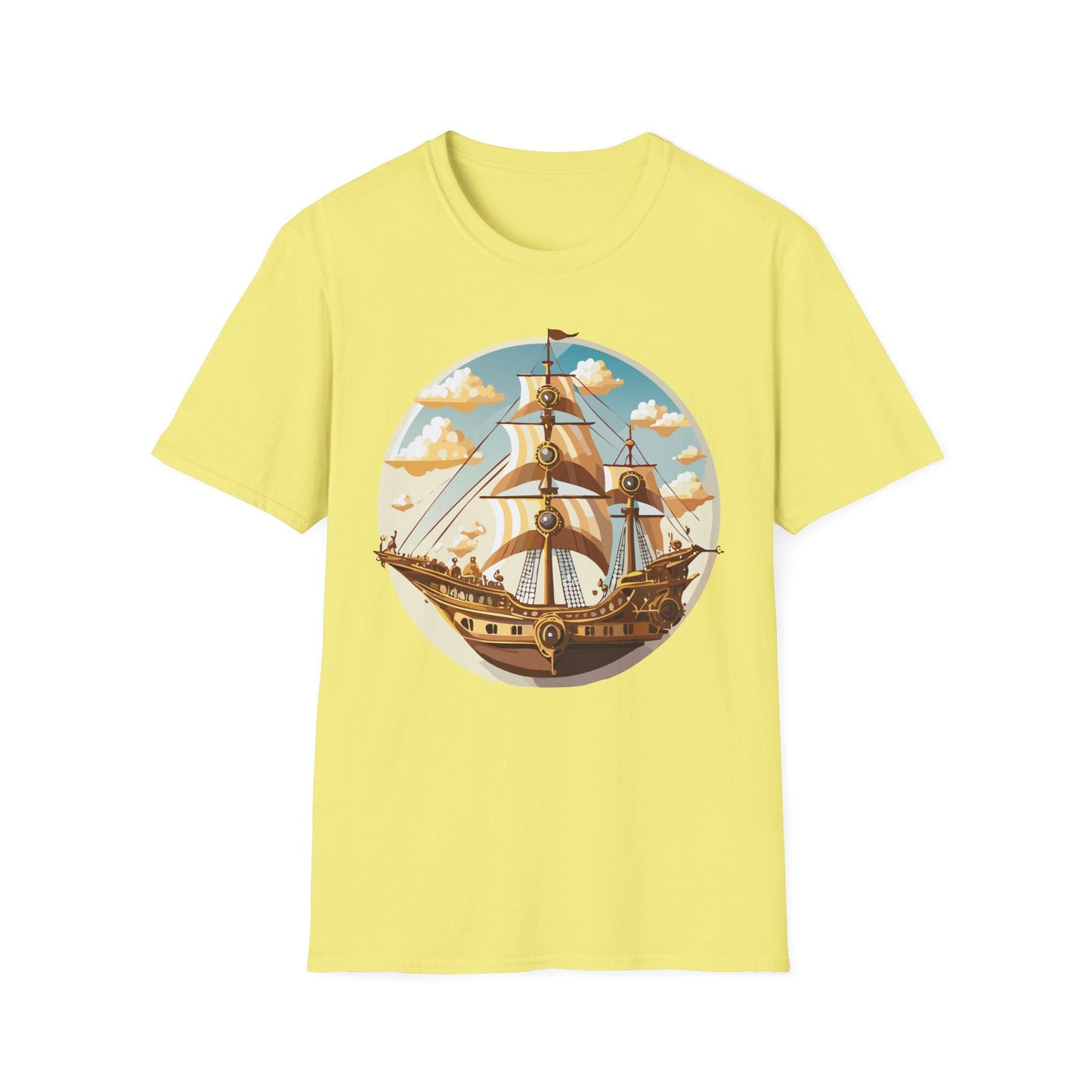 Ship T Shirt Frigate T Shirt Vessel Tee Gildan Softstyle 64000 Unisex Cotton Comfort