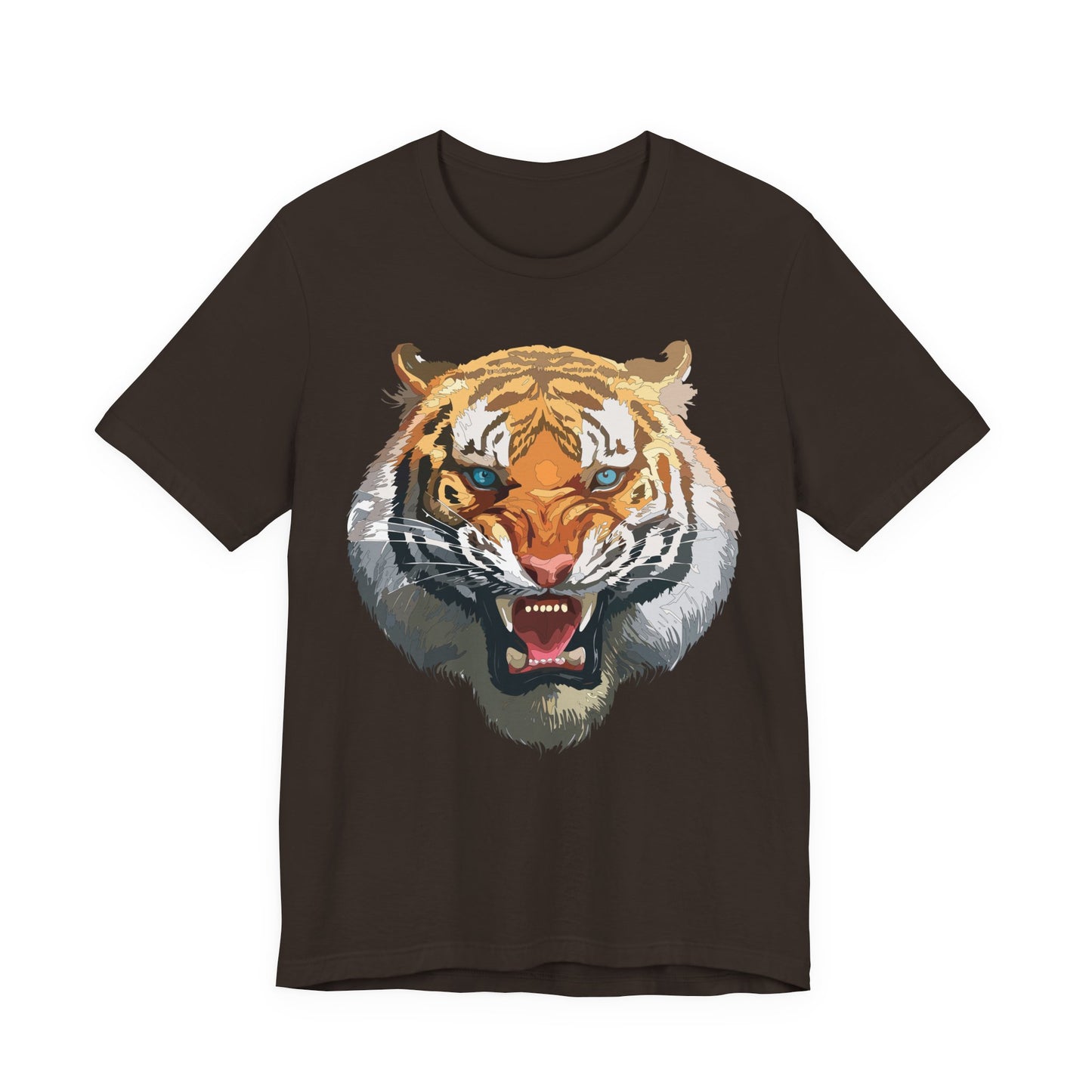 Tiger Shirt, Animal Shirt, T-Shirt with Tiger, Art Design Tee, Wild Animals Tees, Safari T-Shirt, Graphic Design Tee 15
