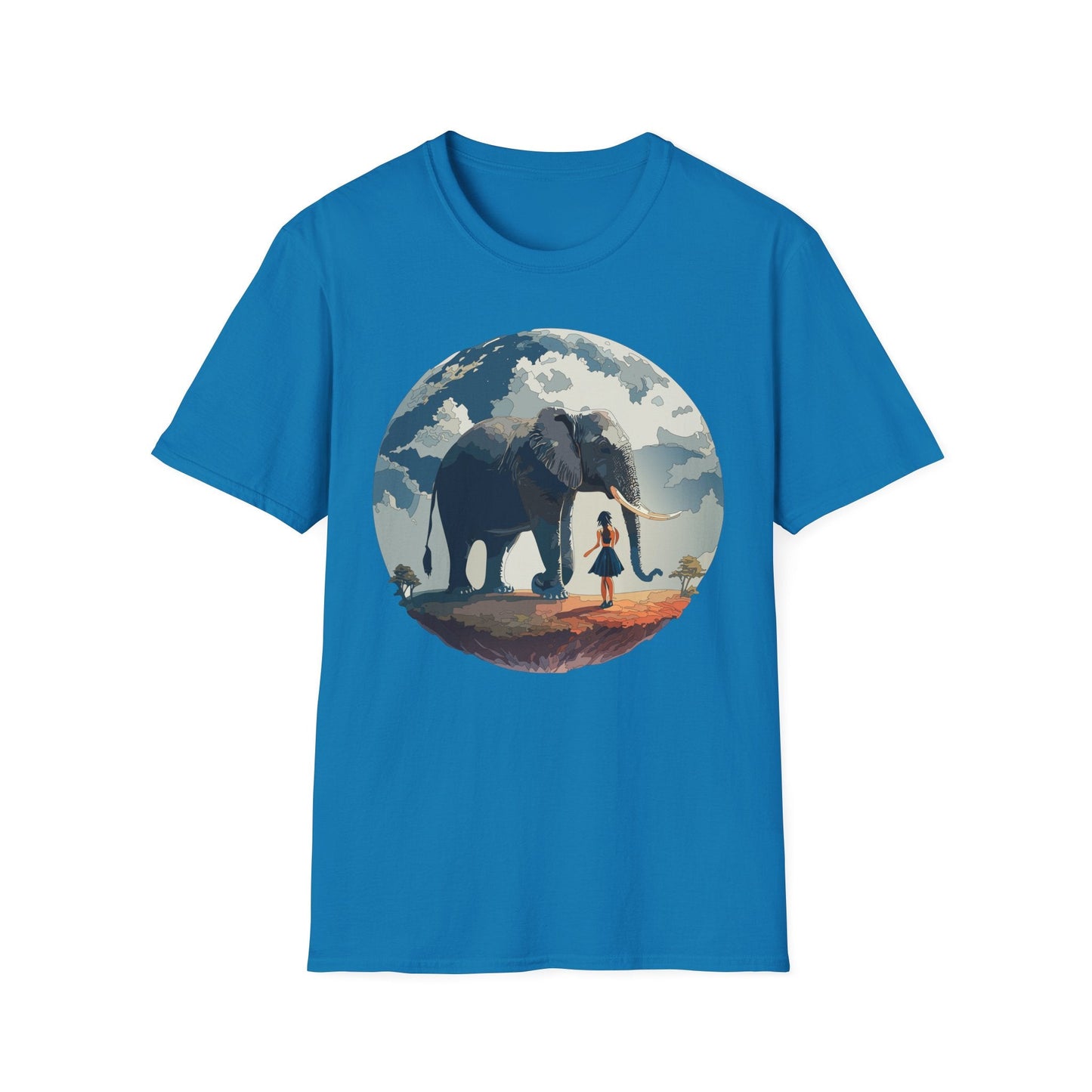Womens Graphic T Shirt Art Design Tee Softstyle Gildan 64000 100 Percent Ring Spun Cotton