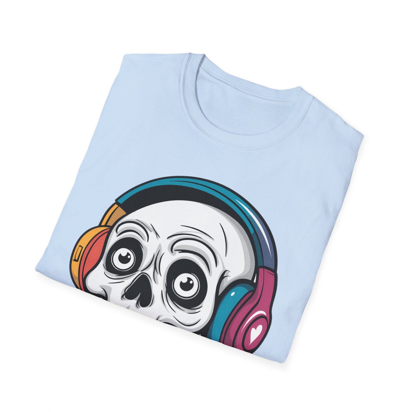 Skull Tee Shirt Unisex Skeleton Shirt With Skull Artwork Gildan Softstyle Cotton Tee