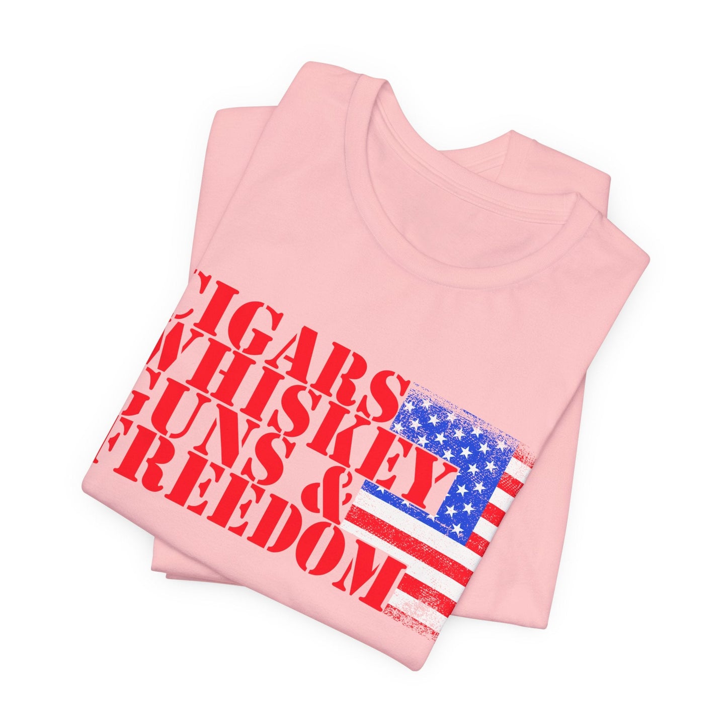 American Flag Graphic Unisex Cotton T-Shirt a2