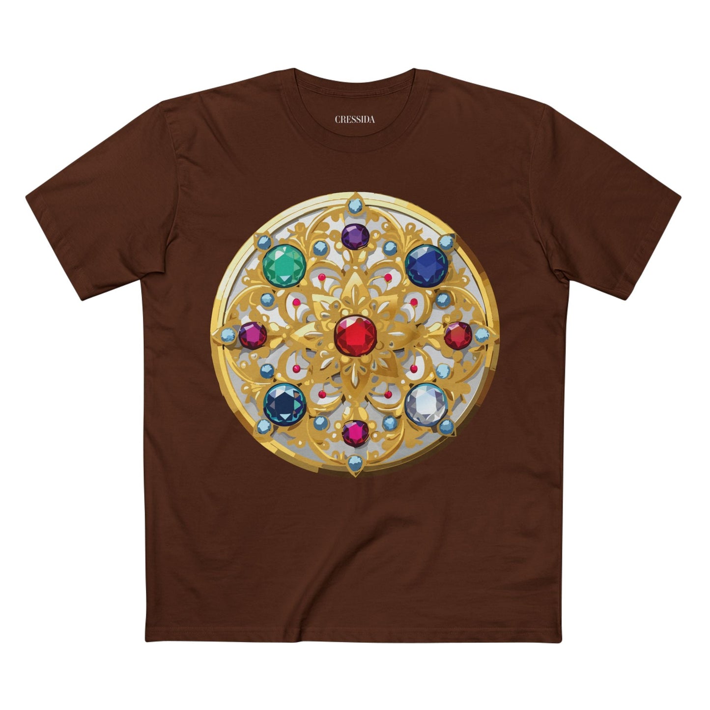 Medallion Graphic T-Shirt Unisex 100 Cotton With Gold Art Design Medal Tee 6