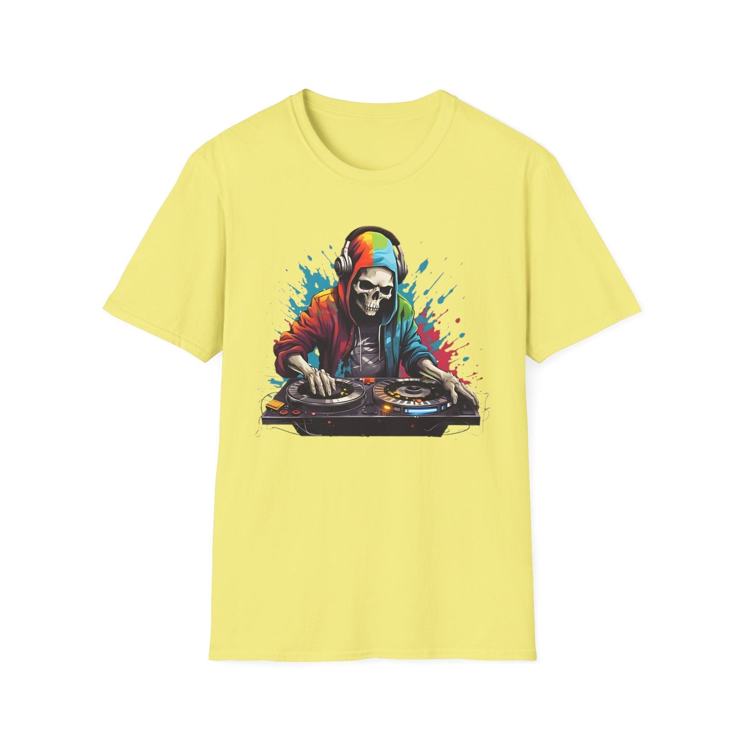 Skull T Shirt Unisex Skeleton Tee 100 Cotton Softstyle Gildan 64000 Graphic Tee Artwork