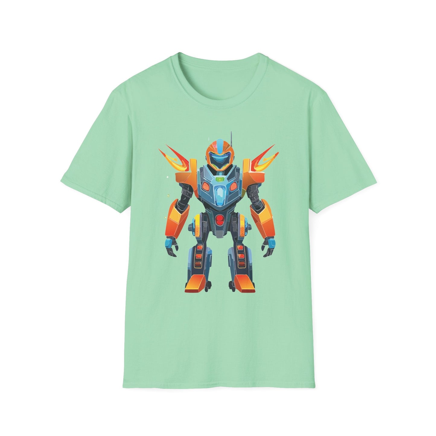 Cyborg Tee Unisex Robot Shirt Terminator Graphic Short Sleeve Tee Gildan Softstyle 64000 Cotton