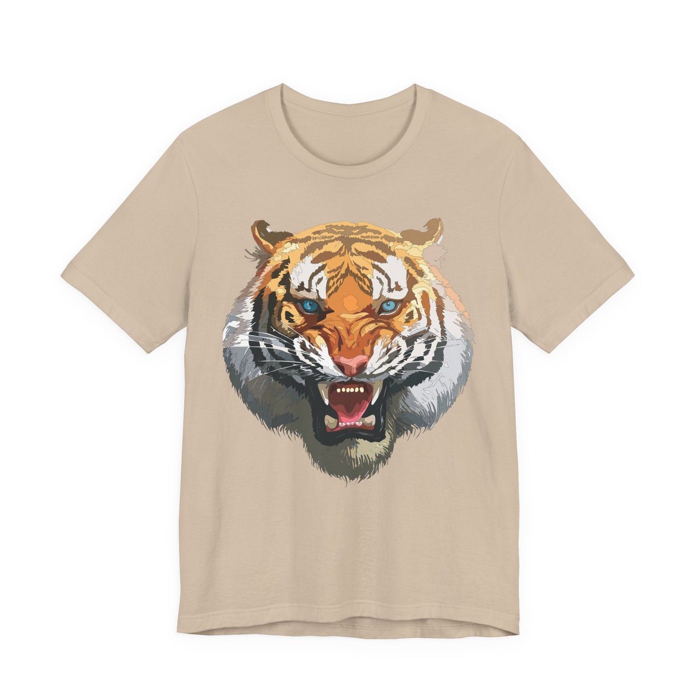 Tiger Shirt, Animal Shirt, T-Shirt with Tiger, Art Design Tee, Wild Animals Tees, Safari T-Shirt, Graphic Design Tee 15