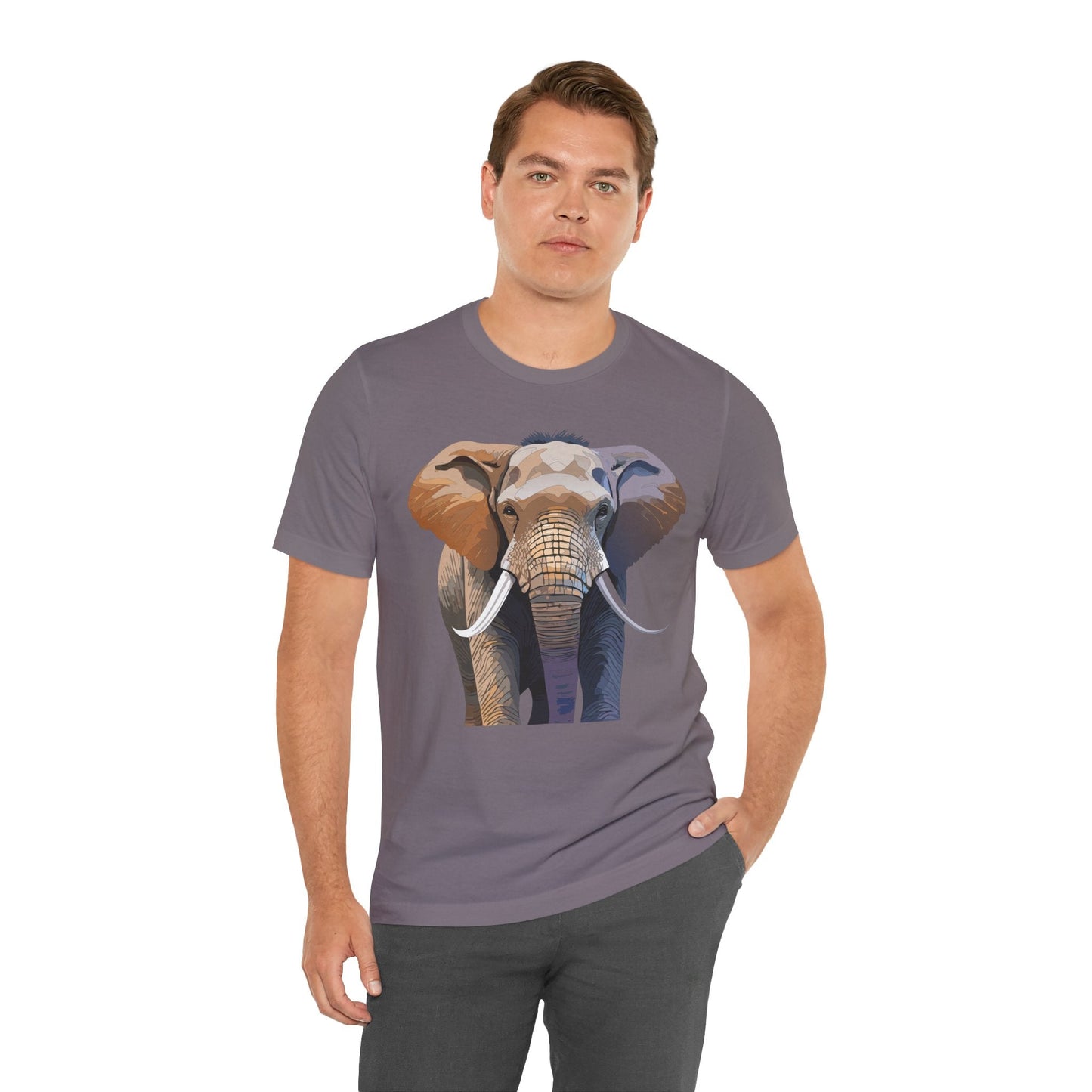 Unisex Animal Art Design Tee Shirt With Wildlife Animals Short Sleeve Everyday Comfort