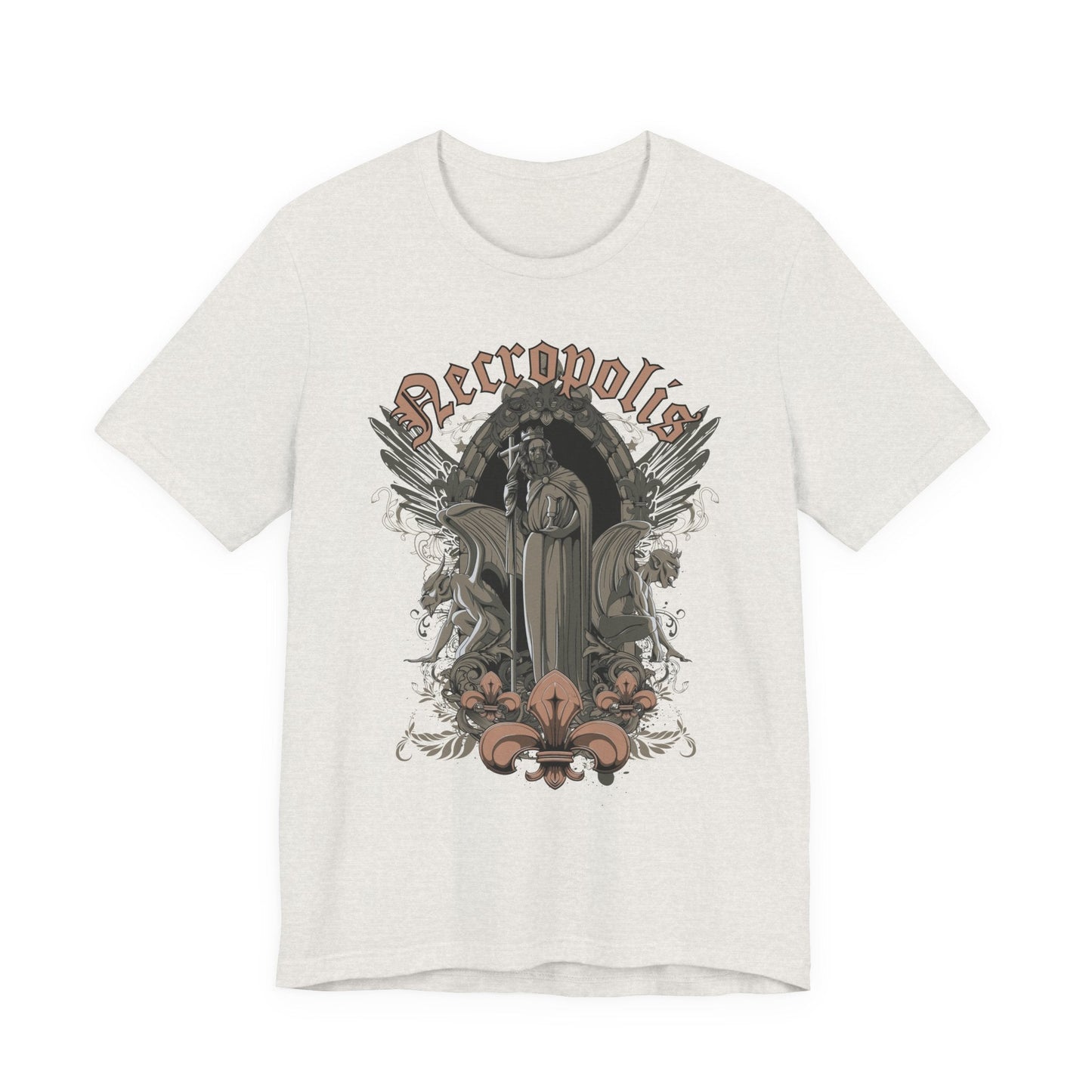 Gothic Skull Graphic Unisex Cotton T-Shirt r7