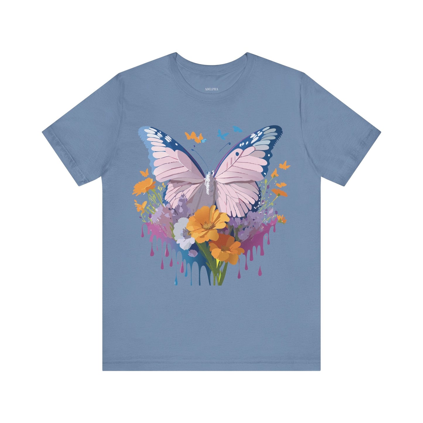 Butterfly Graphic Tee Unisex Jersey Short Sleeve Adelpha Art Design
