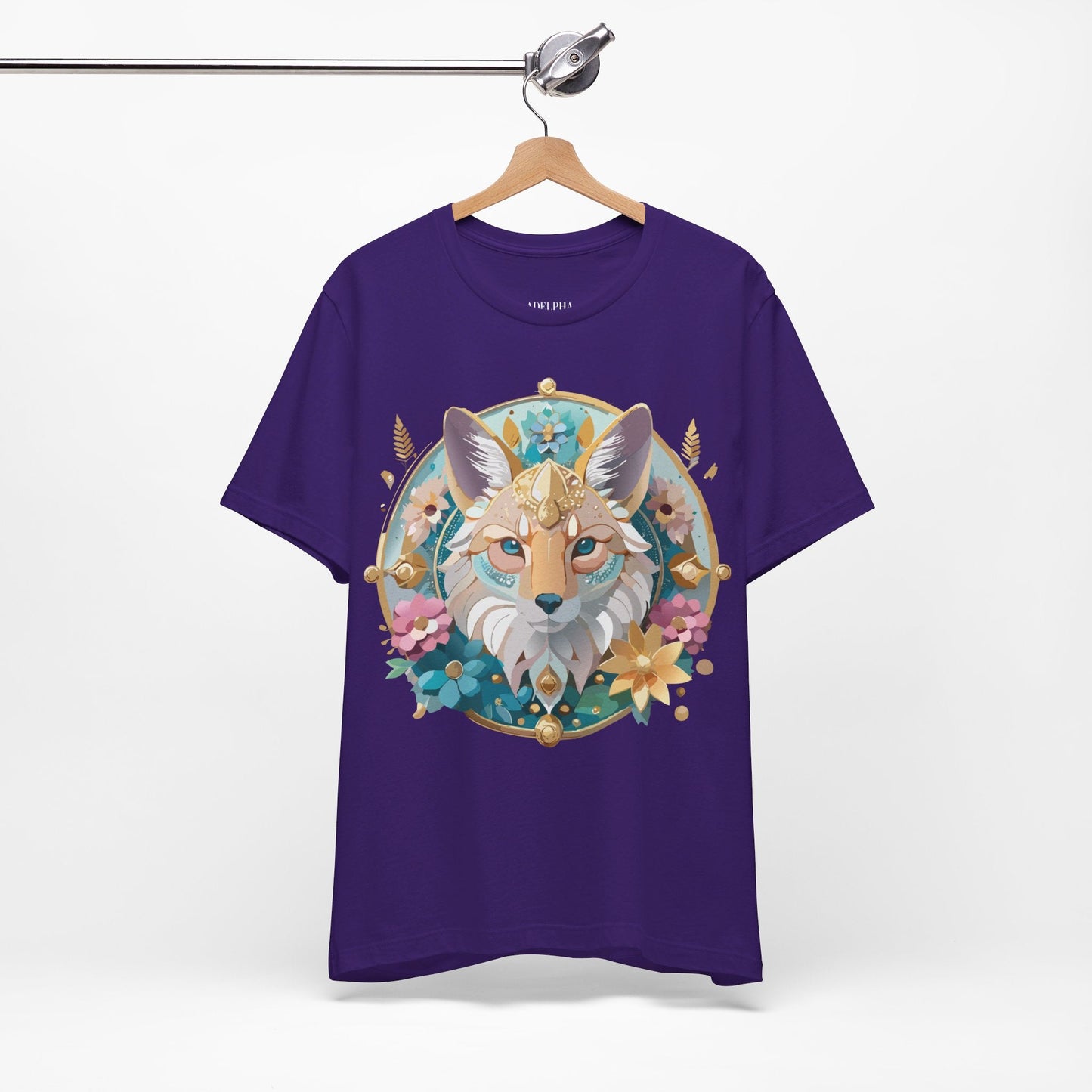 Adelpha Vintage Inspired Graphic Tee Medallion Art Unisex Short Sleeve Shirt Premium