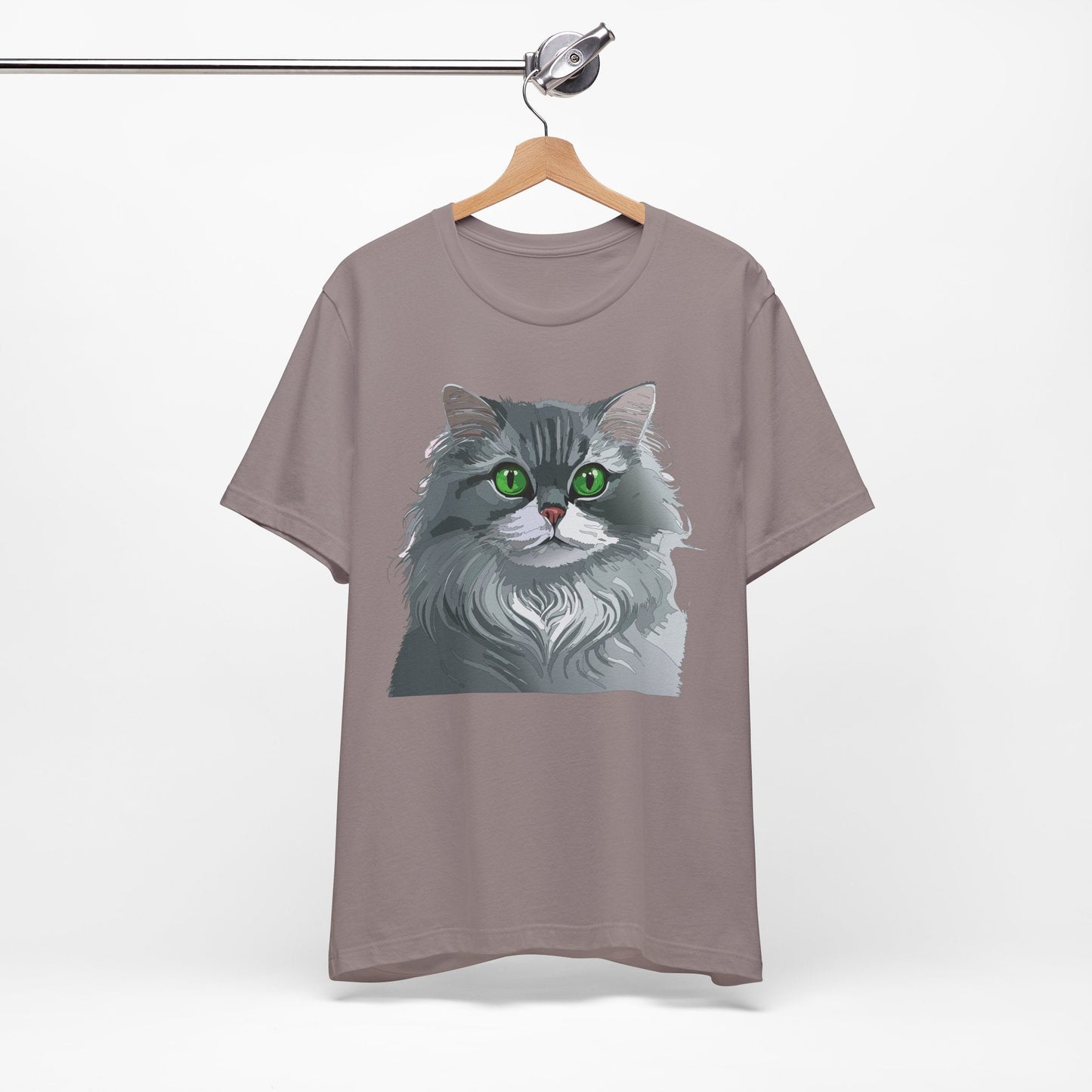 Unisex Animal Shirt With Art Design Animals Tee Short Sleeve Jersey Style Wild Animals Shirt