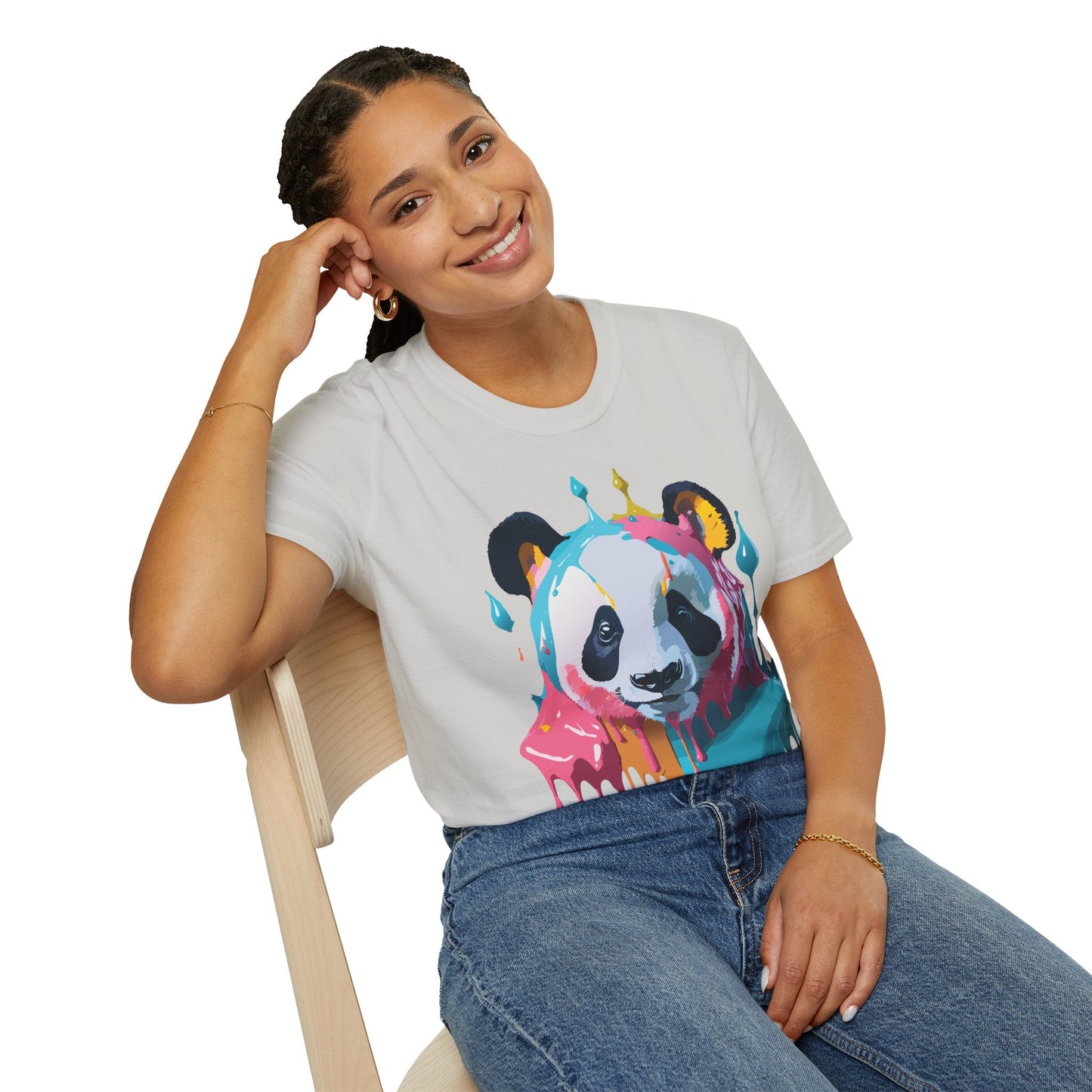 Panda Shirt Unisex T Shirt Panda Lover Gift Gildan Softstyle Tee 100 Percent Cotton