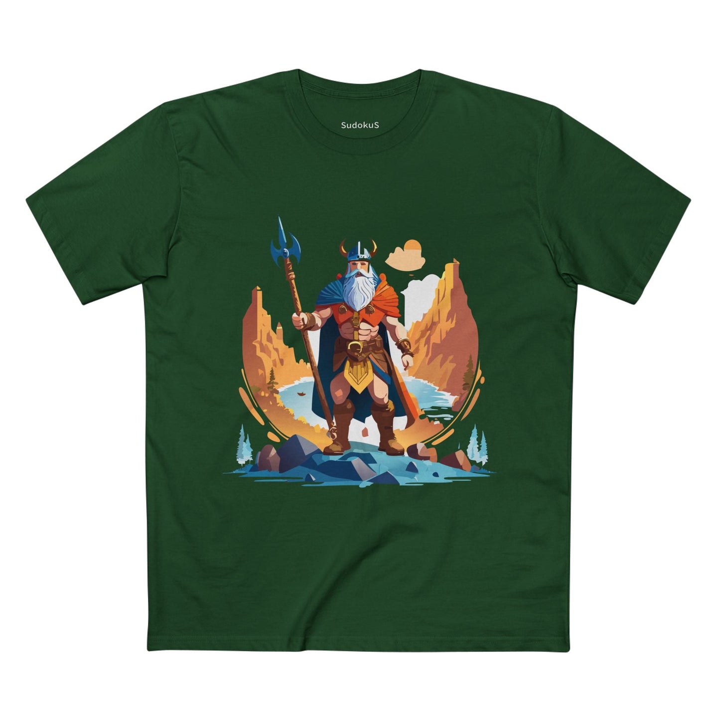 Viking Graphic Unisex 100 Cotton Staple Tee 2
