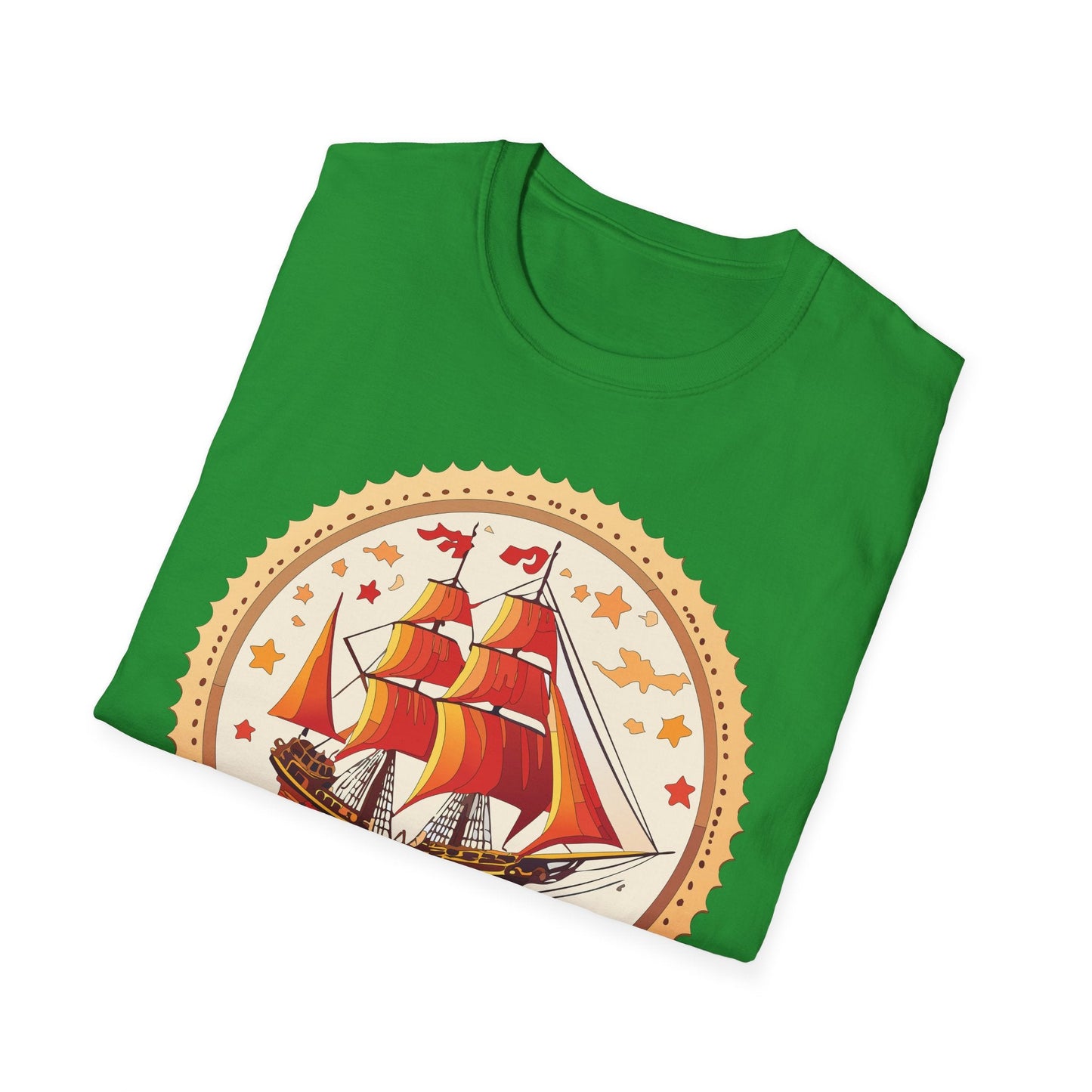 Ship T Shirts Frigate Vessel Tee Shirt Unisex Short Sleeve Gildan Softstyle 100 Percent Cotton