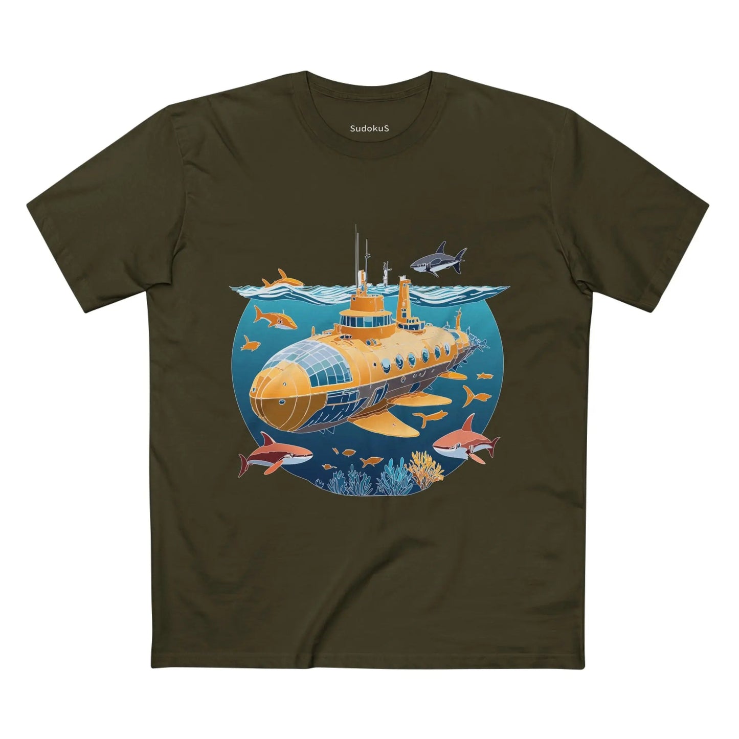 Ocean Coast Graphic Unisex 100 Cotton Staple Tee 15