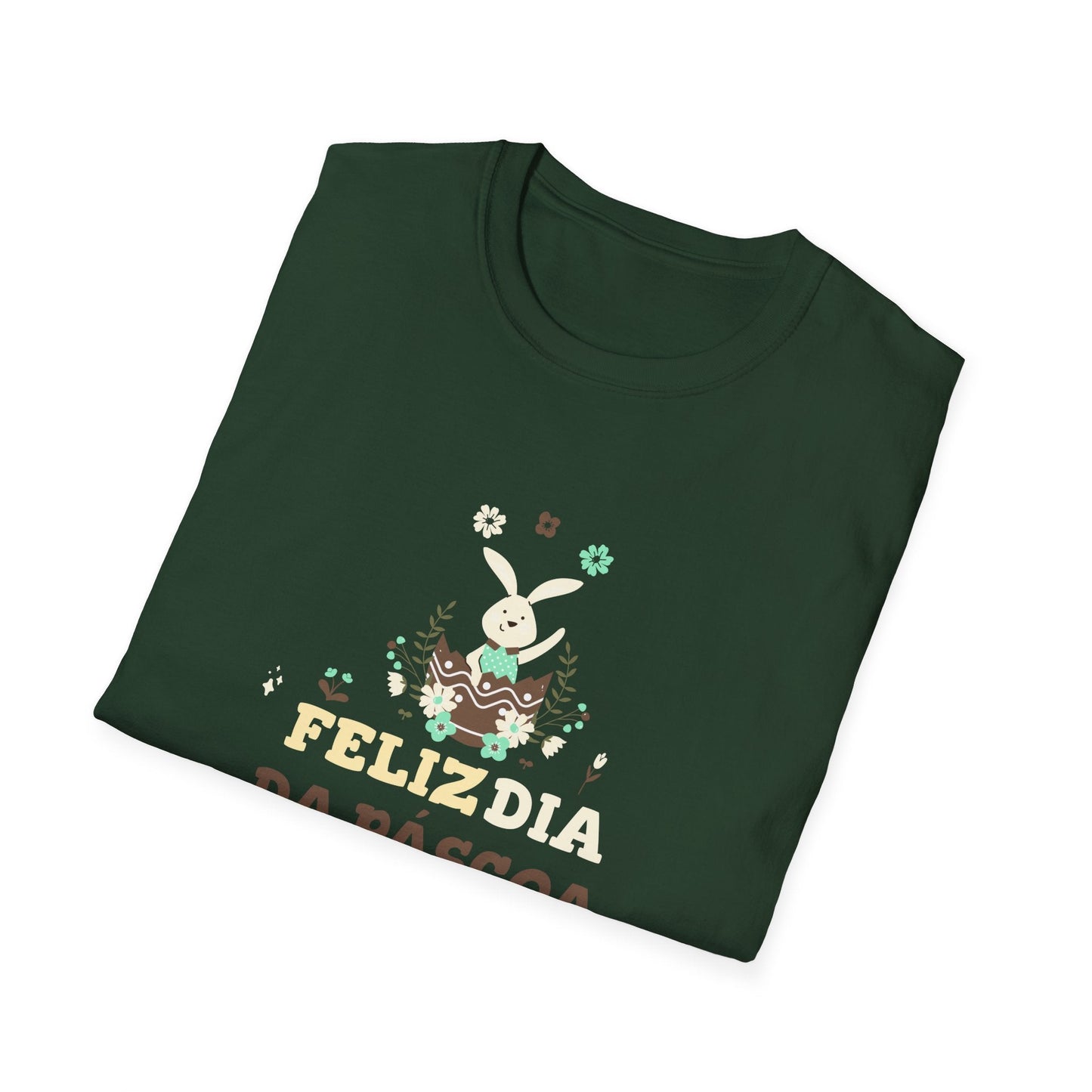 Easter Day T Shirt Unisex Softstyle Tee With Easter Design Print Gildan 64000 Comfort Fit