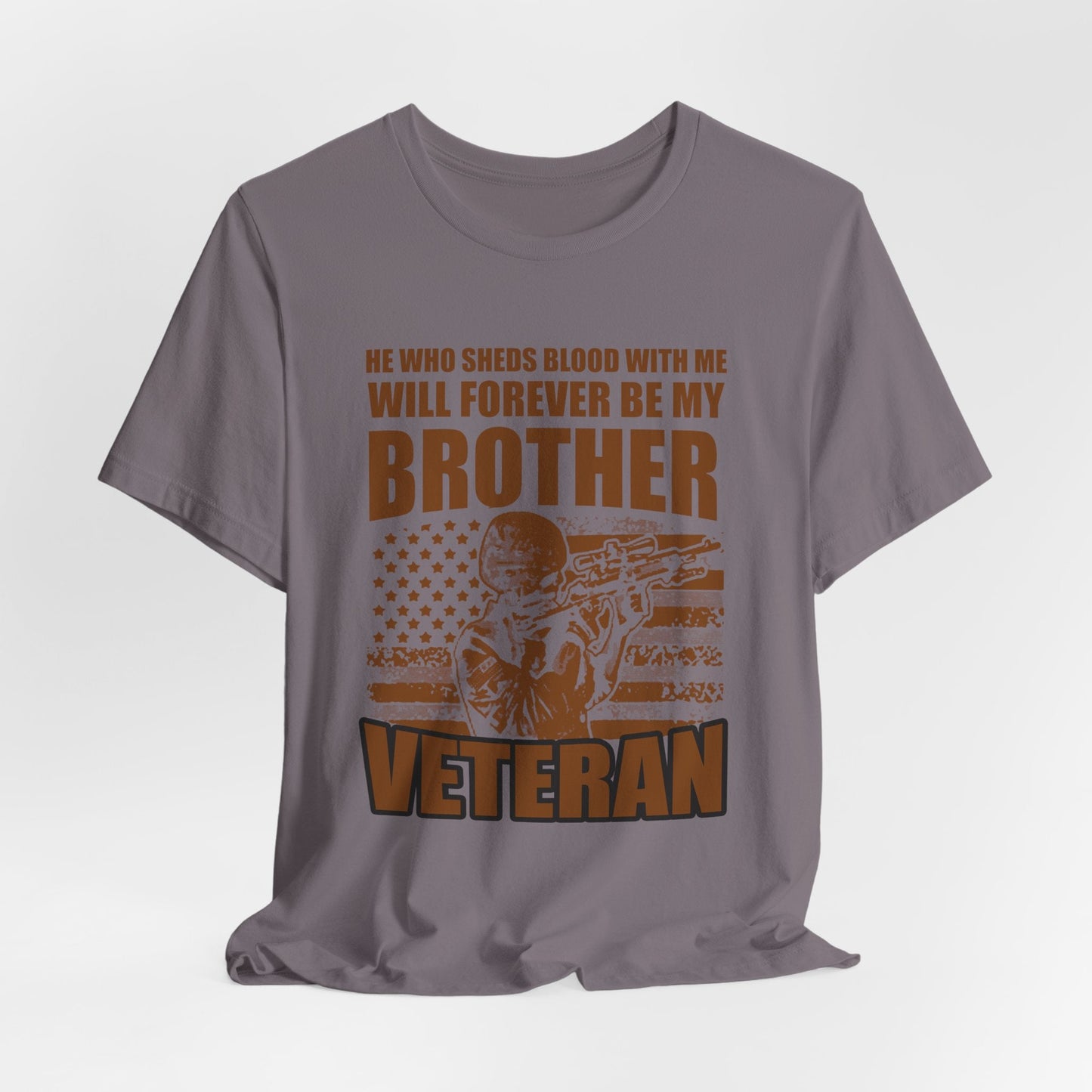 Army Veteran Patriotic Graphic Design Unisex Cotton T-Shirt v47