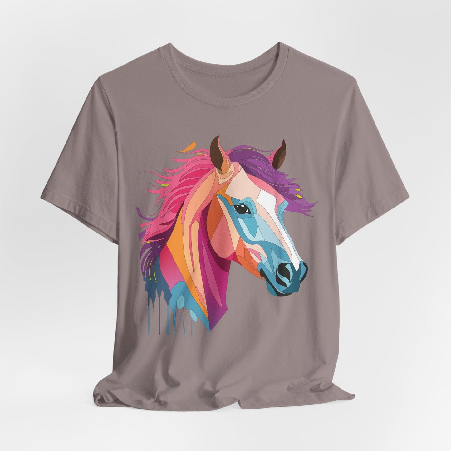 Unisex Animal Shirt Art Design Short Sleeve With Wild Animals Graphic Print Comfort Tee