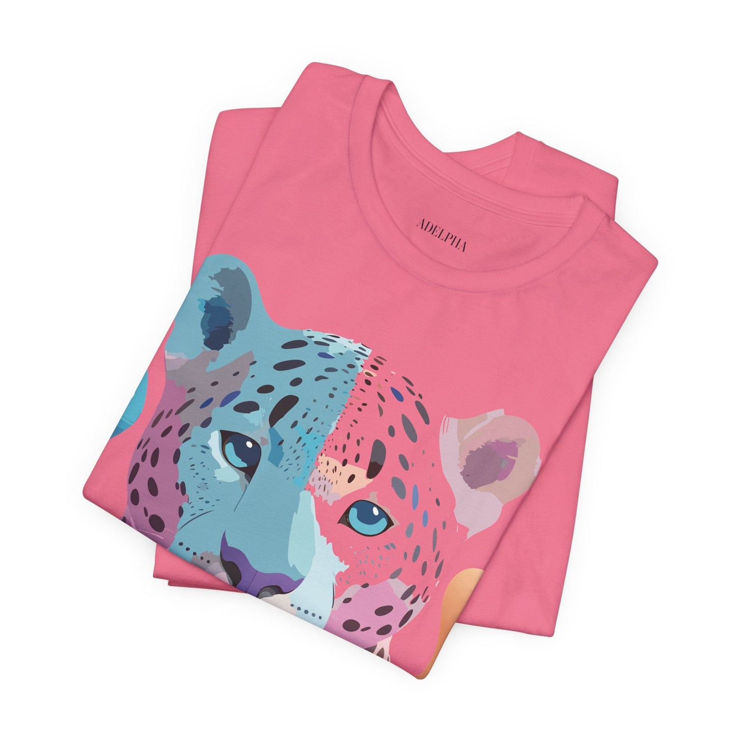 Cheetah Graphic Unisex 100 Cotton Artwork Tee 8