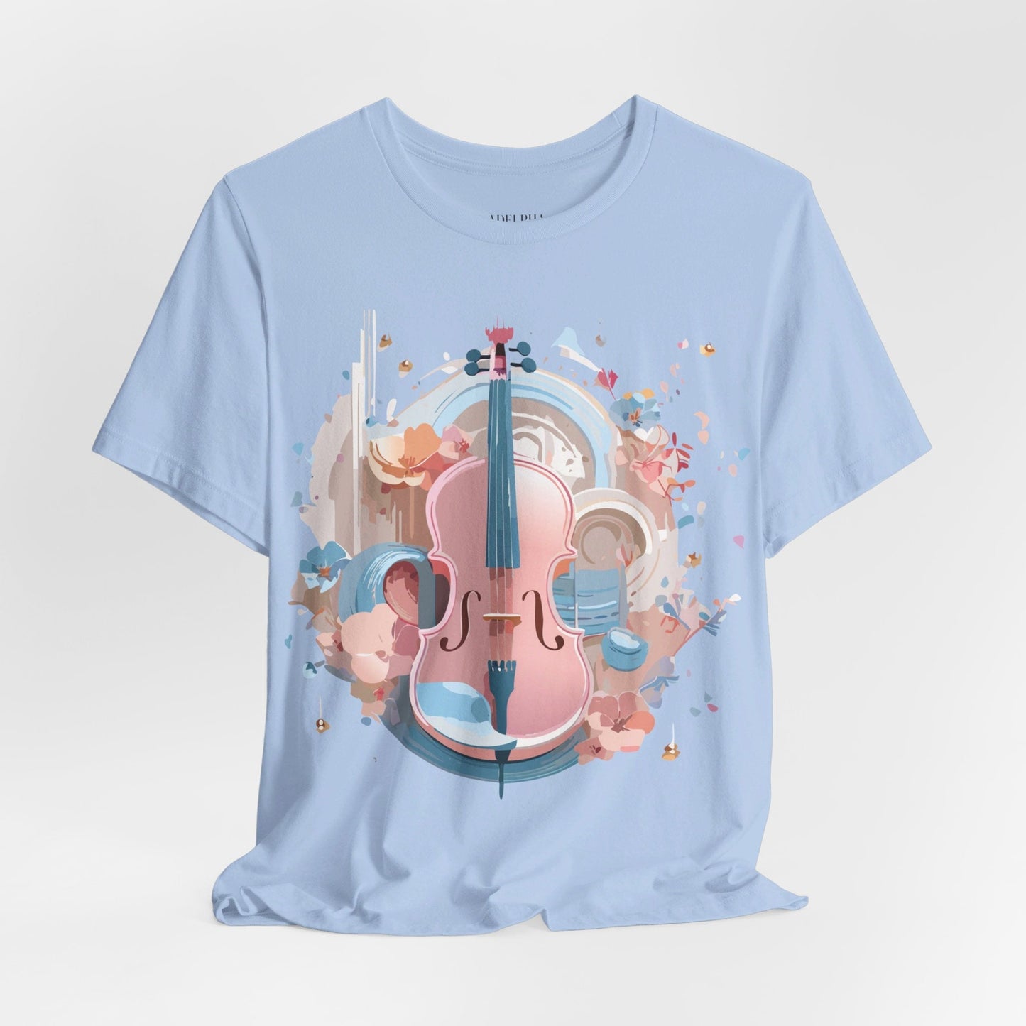 Music Graphic Tee Unisex Jersey Short Sleeve By Adelpha Vintage Inspired Artwork