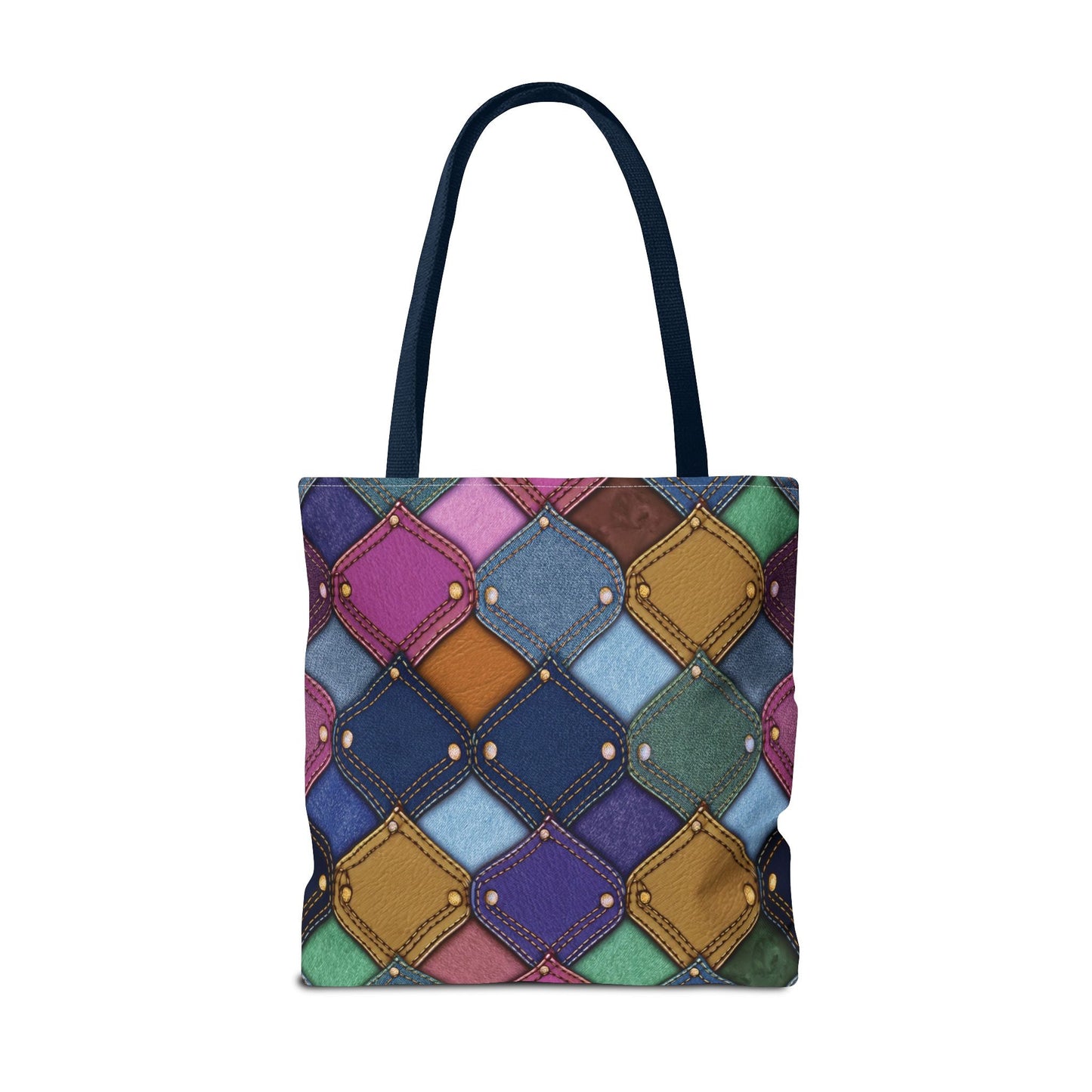 Denim Canvas Bag, Tote Bag Denim Printify