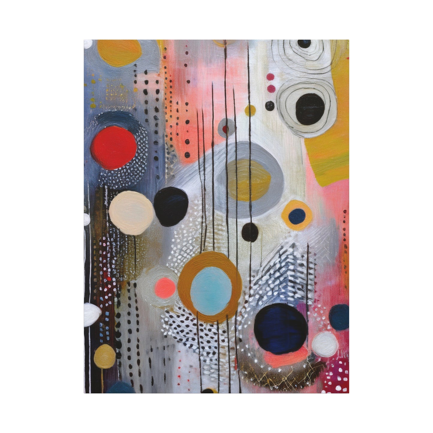 Abstract Oil Painting Print Canvas 20x24,20x30,24x30 24x32,24x36,30x40 32x48,36x48,40x60 Pine-Wood Inner Frame ABS-109