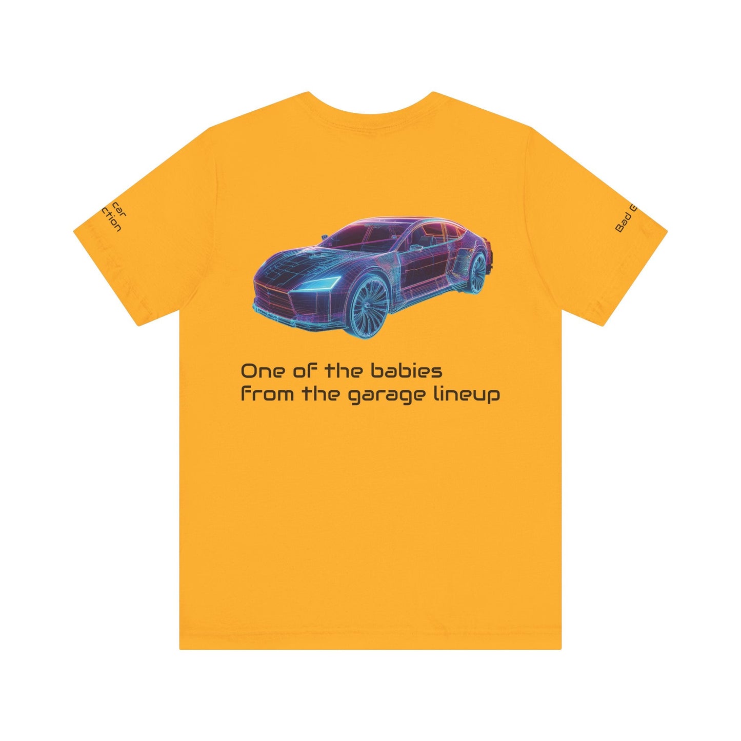 Car Graphic Tee Shirt 100 Percent Cotton Lightweight Car Tees From Bad Galaxy USA Made Guaranteed