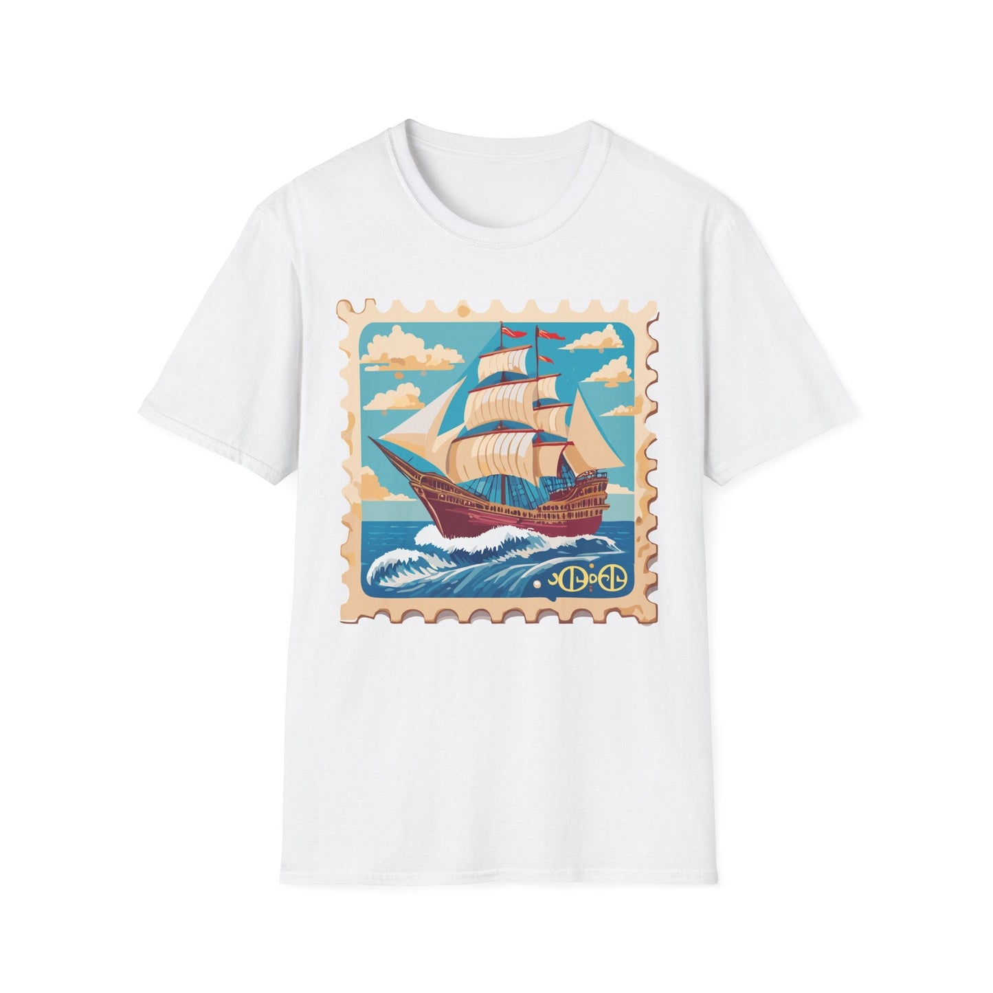 Ship T Shirts Frigate Vessel Tee Unisex Softstyle Gildan 64000 100 Percent Cotton