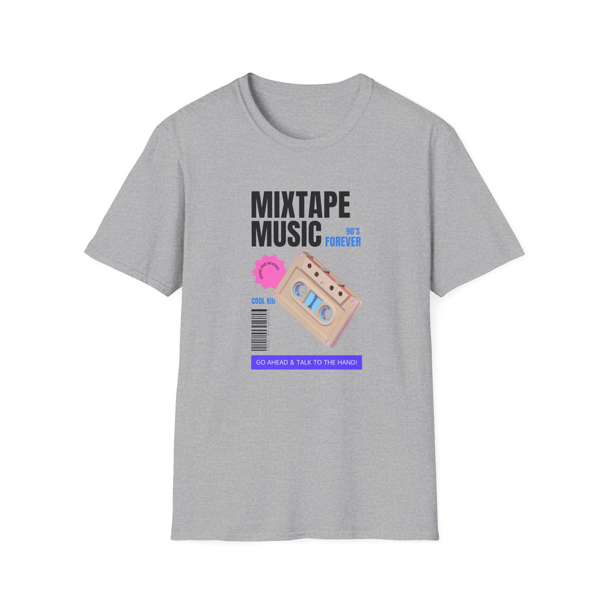 Mixtape Music Vintage Cassette Retro Audio Graphic Tee Gildan Unisex 100 Cotton Tee Shirt r101