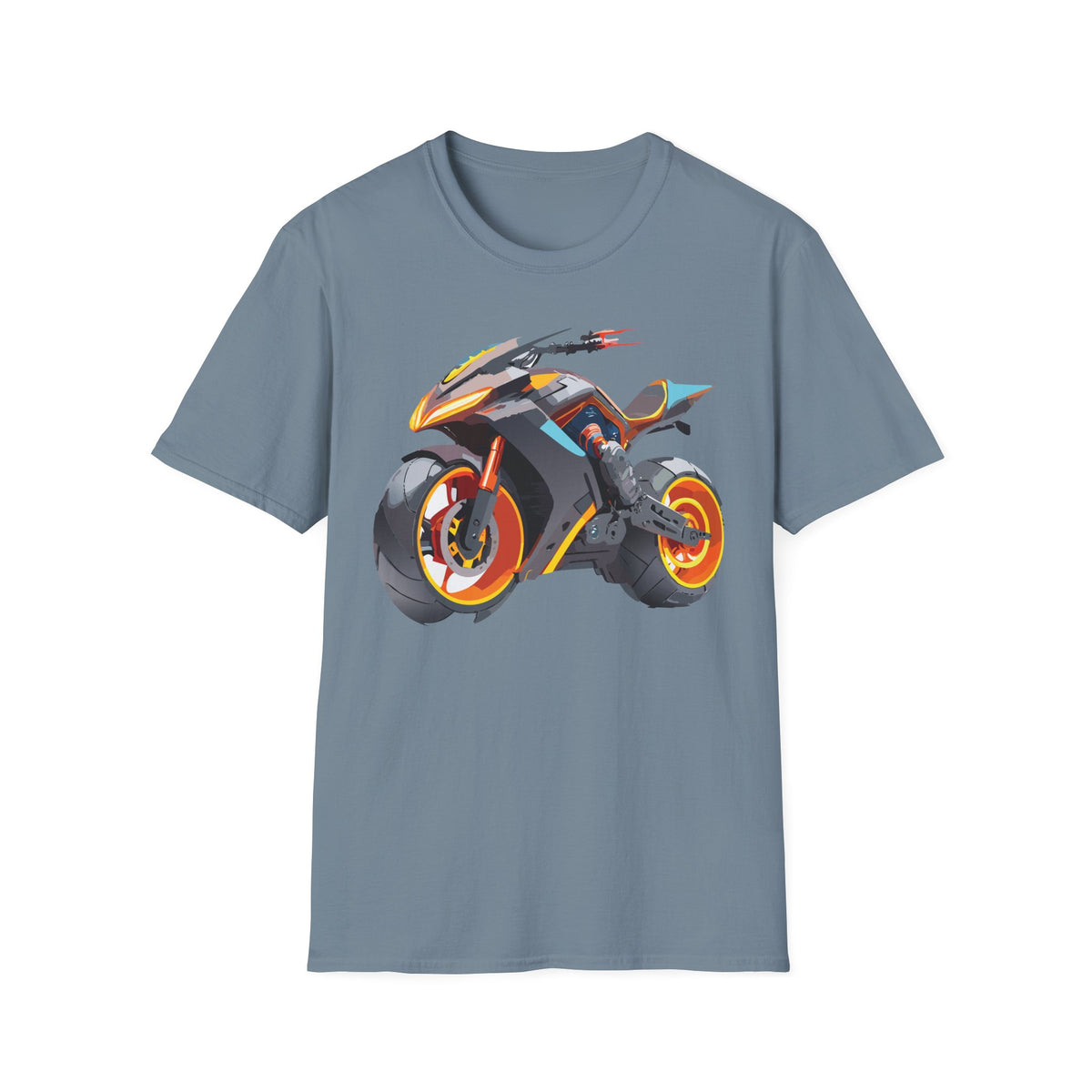 Moto Bike Motorcycle Graphic Tee Gildan Unisex 100 Cotton Tee Shirt m4