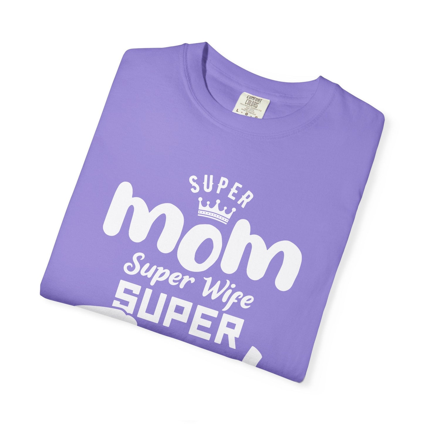 Mom T-shirt Mother's Day Mama Tee Unisex Comfort Colors Garment-Dyed Cotton h45
