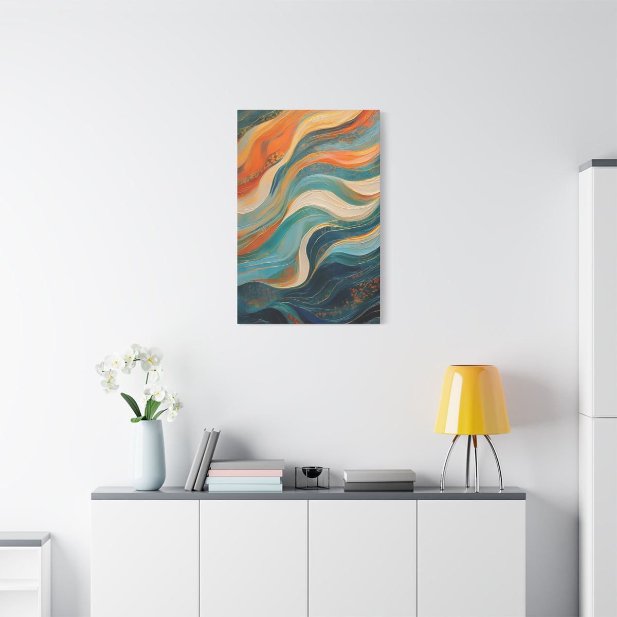 Abstract Oil Painting Print Canvas 20x24,20x30,24x30 24x32,24x36,30x40 32x48,36x48,40x60 Pine-Wood Inner Frame ABS-98