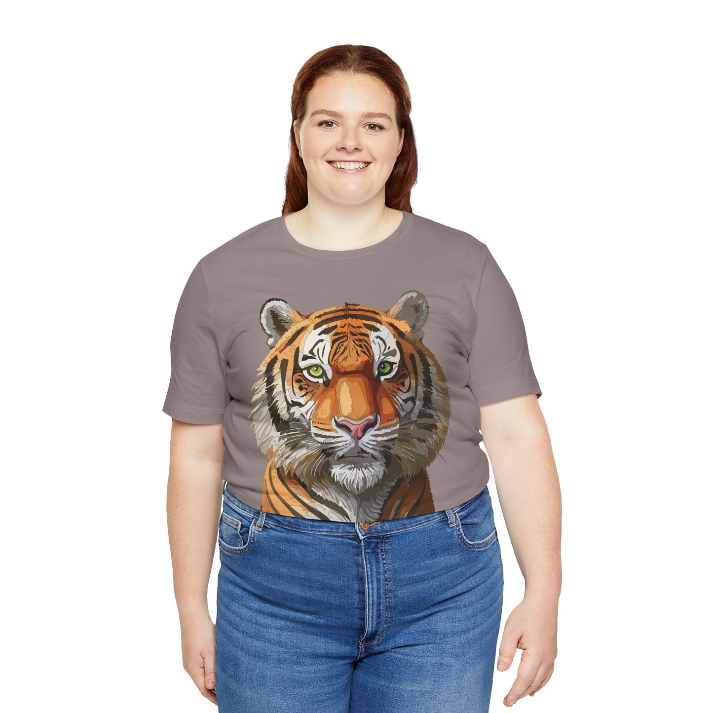 Unisex Animal Art Design Tee Shirt Wild Animals Graphic Tee Softstyle Gildan 64000