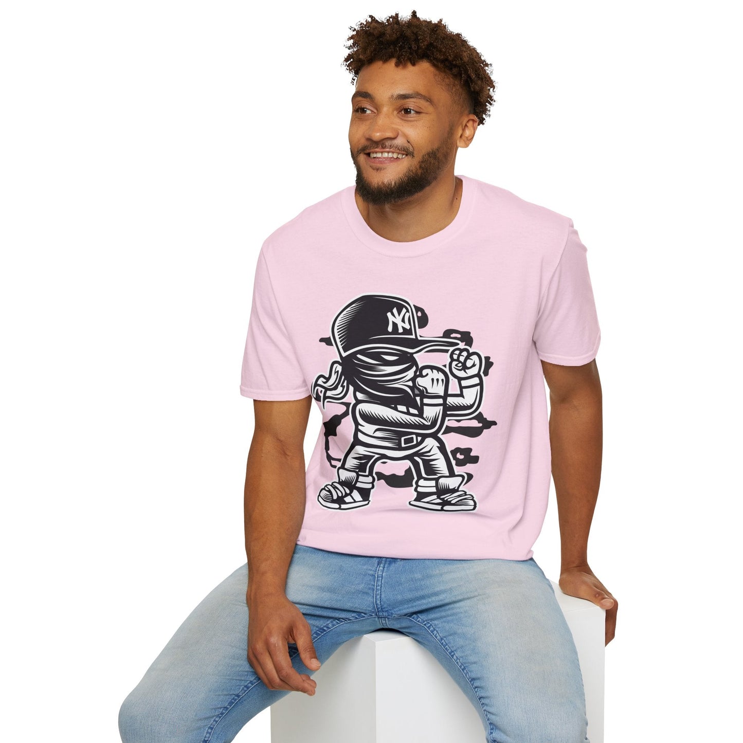 Cartoon T Shirt Animation T Shirt Funny Tee Shirt Unisex Softstyle Cotton Tee Gildan 64000