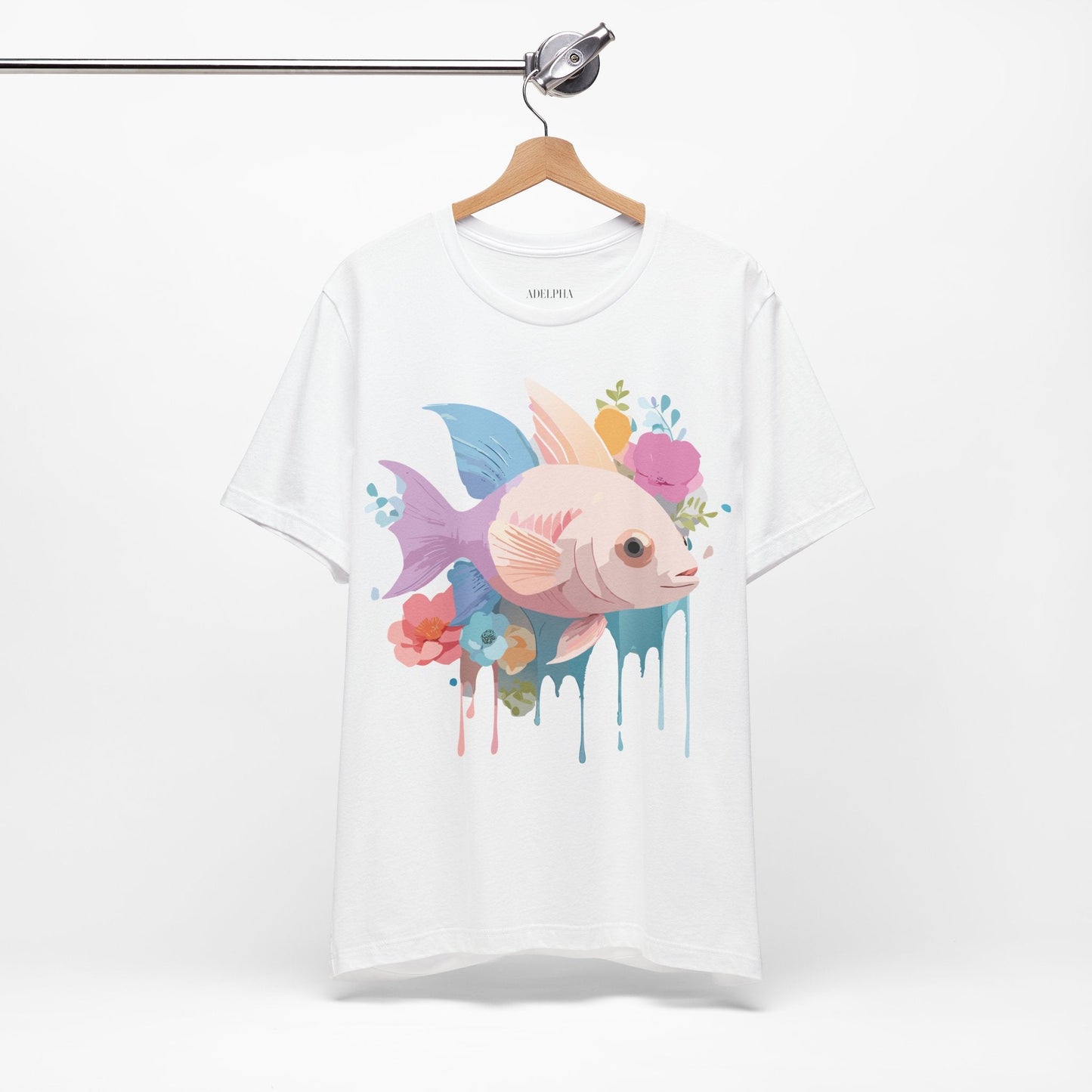 Adelpha Graphic Unisex Tee With Vintage Inspired Artwork Short Sleeve Premium Quality Cotton