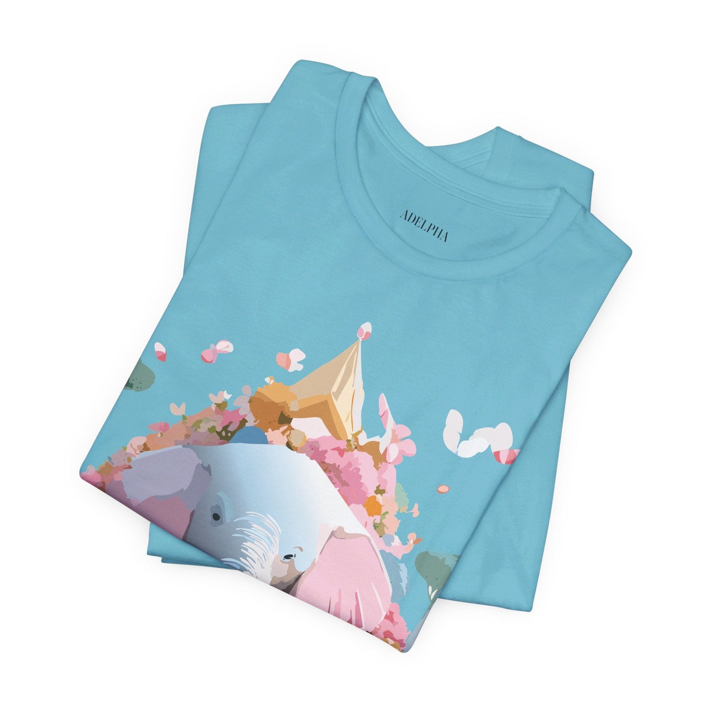Elephant Graphic Tee Unisex Jersey Short Sleeve Adelpha Vintage Inspired Artwork