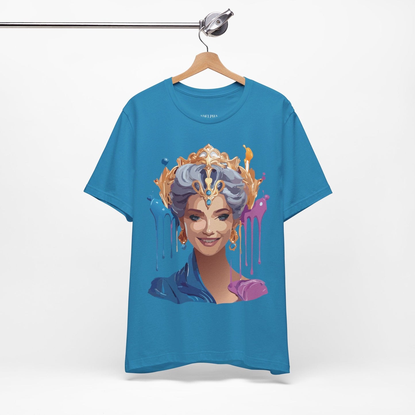 Queen Woman Portrait Graphic Unisex 100 Cotton Vintage Artwork Tee 18