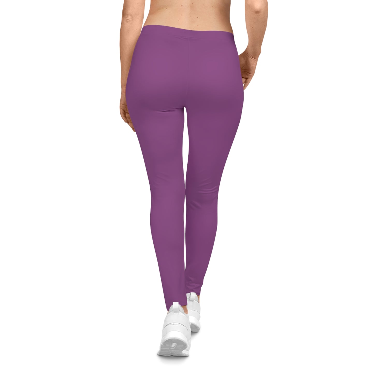 Grape Soda Color Women's Poly-Span Casual Leggings XS-2XL