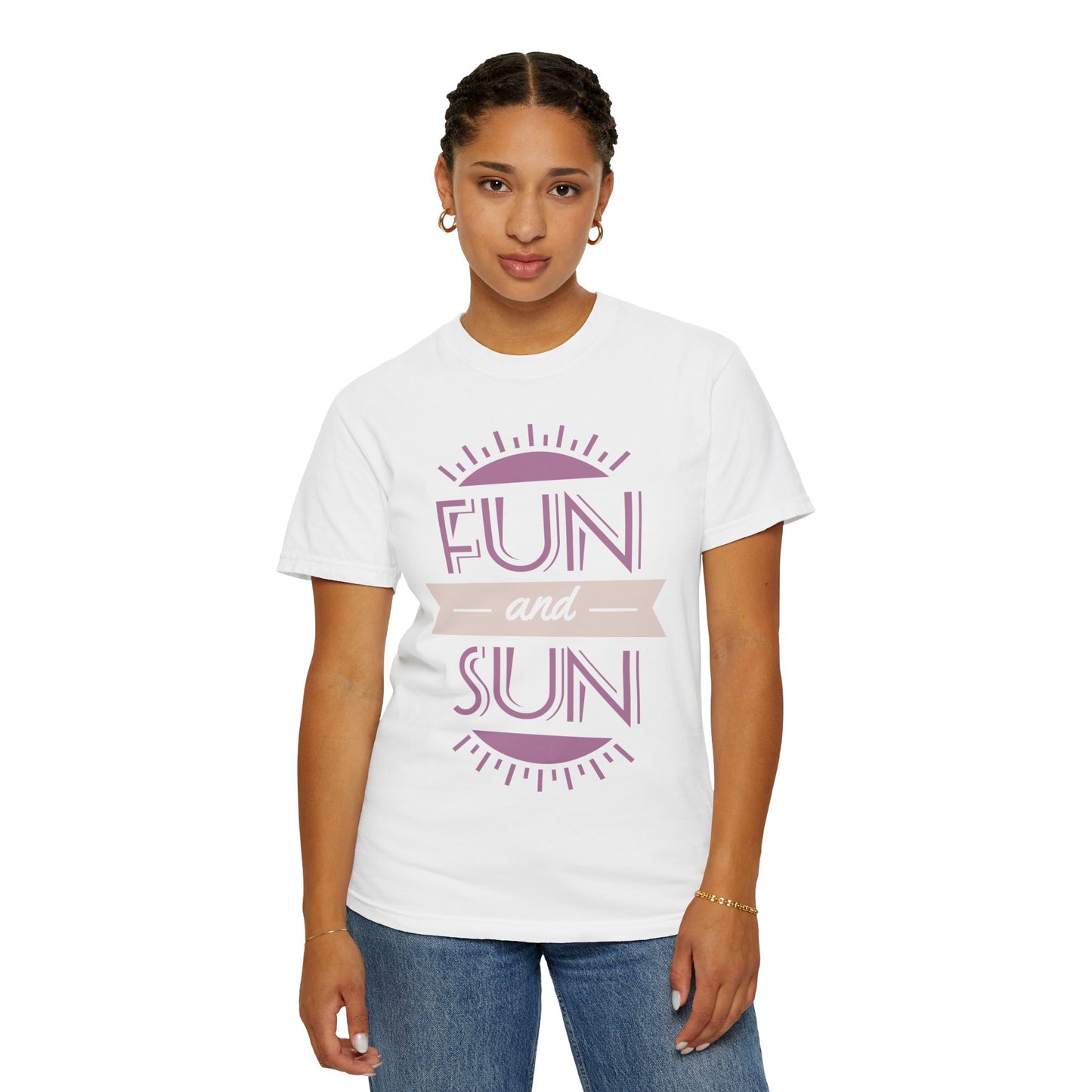 Unisex T-shirt with summer design