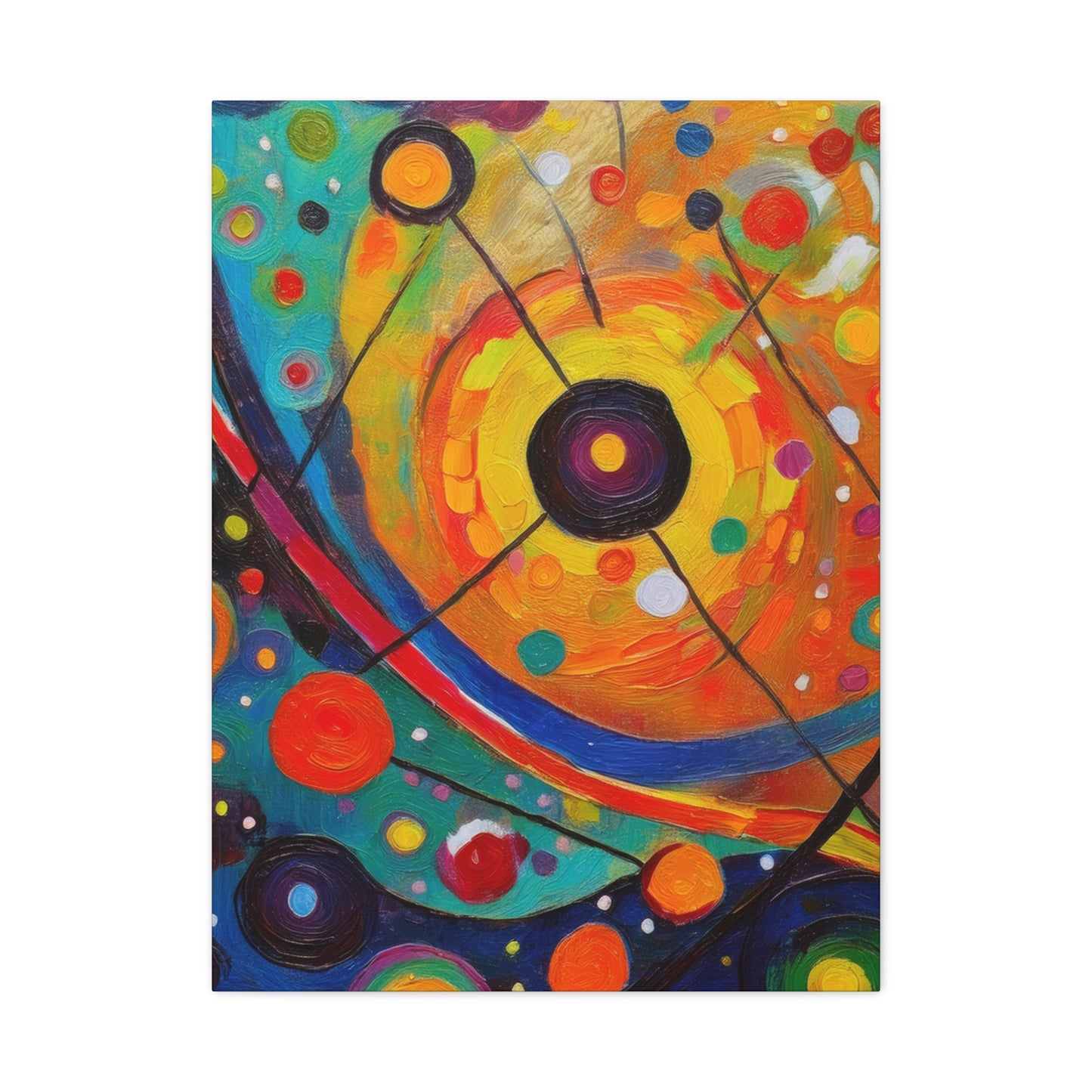 Abstract Oil Painting Print Canvas 20x24,20x30,24x30 24x32,24x36,30x40 32x48,36x48,40x60 Pine-Wood Inner Frame ABS-133