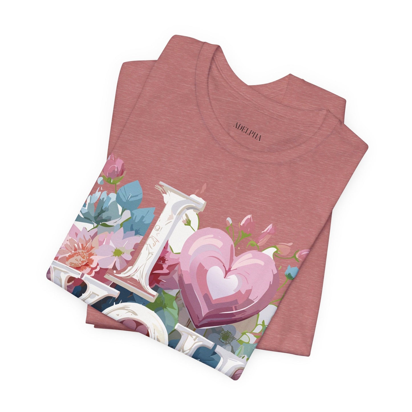 Valentine Graphic Tee Unisex Adelpha Art Design Vintage Inspired T Shirt For Everyday Wear