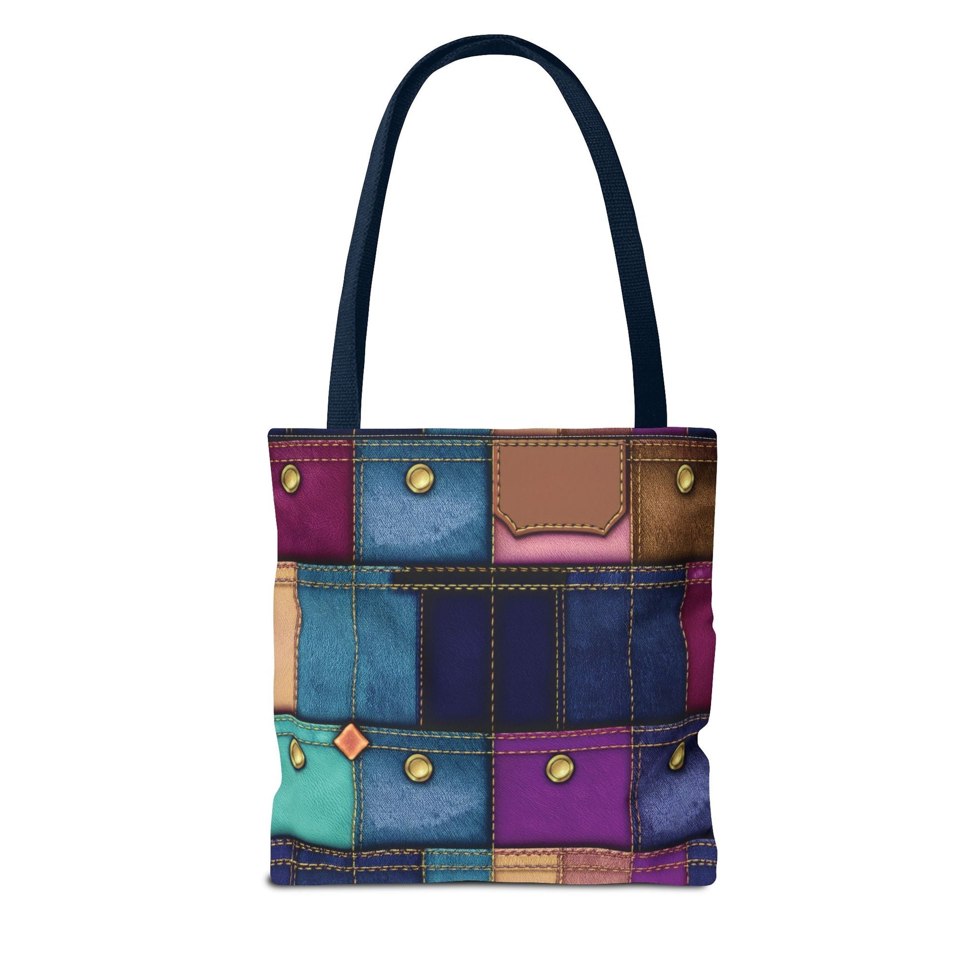 Denim Canvas Bag, Tote Bag Denim Printify