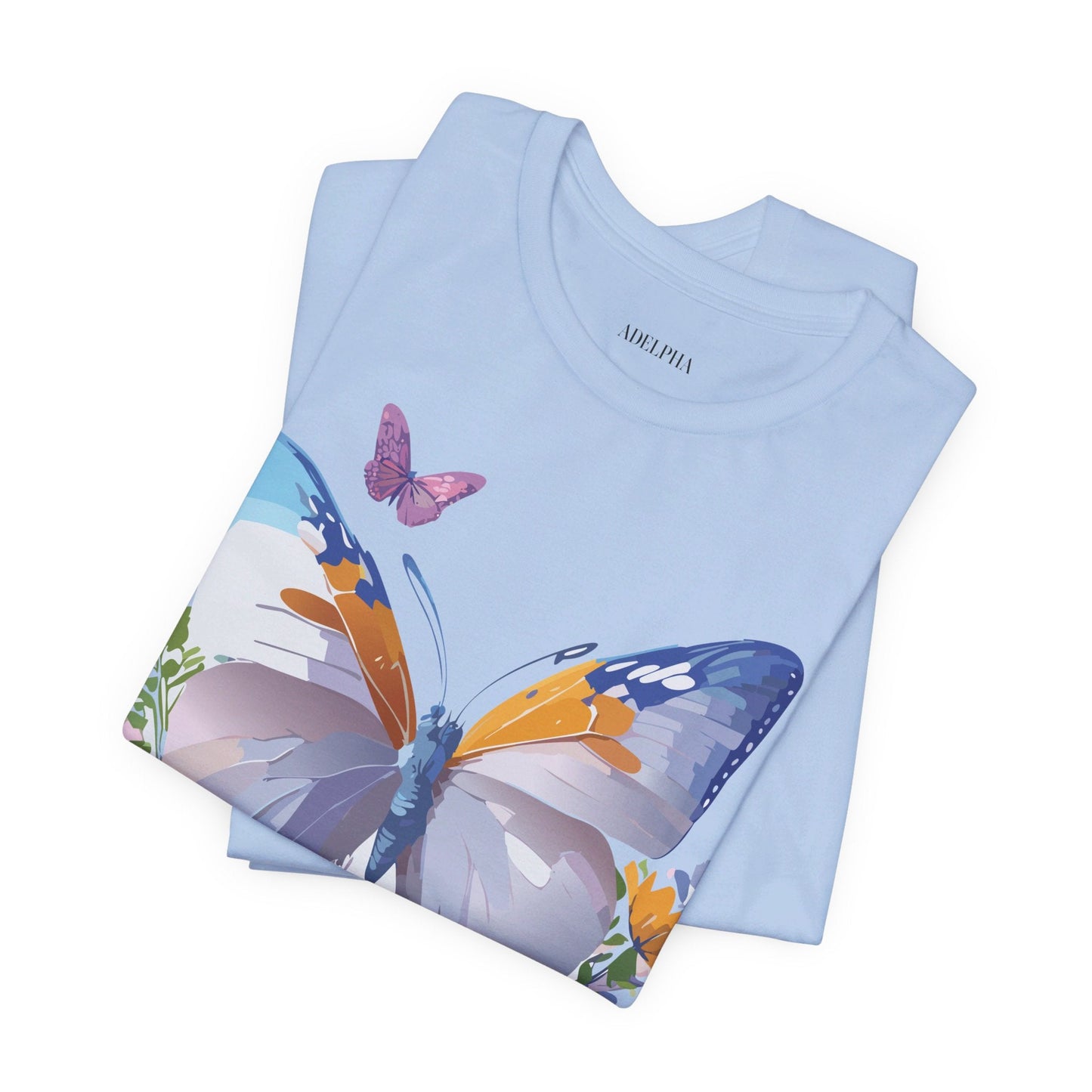 Butterfly Graphic Tee From Adelpha Vintage Artwork Unisex Short Sleeve Shirt